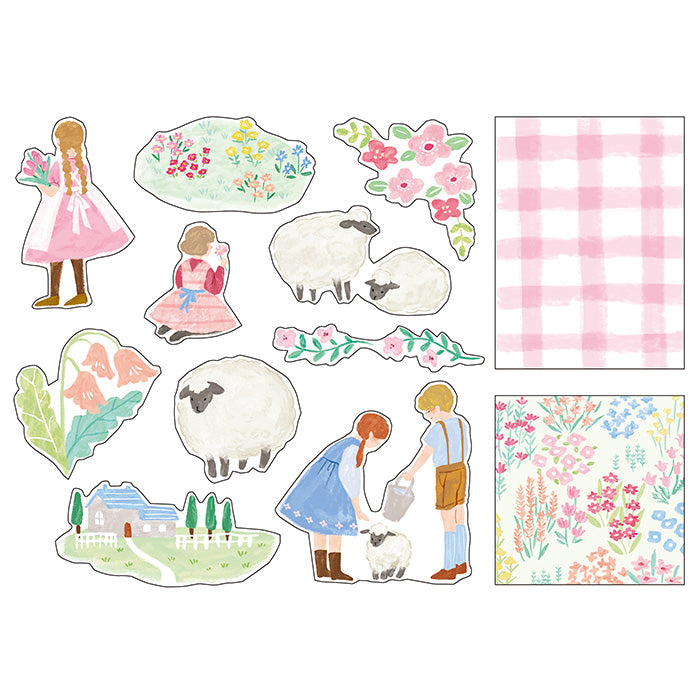 Mind Wave - Blooming Flake Sticker - Pink Sheep