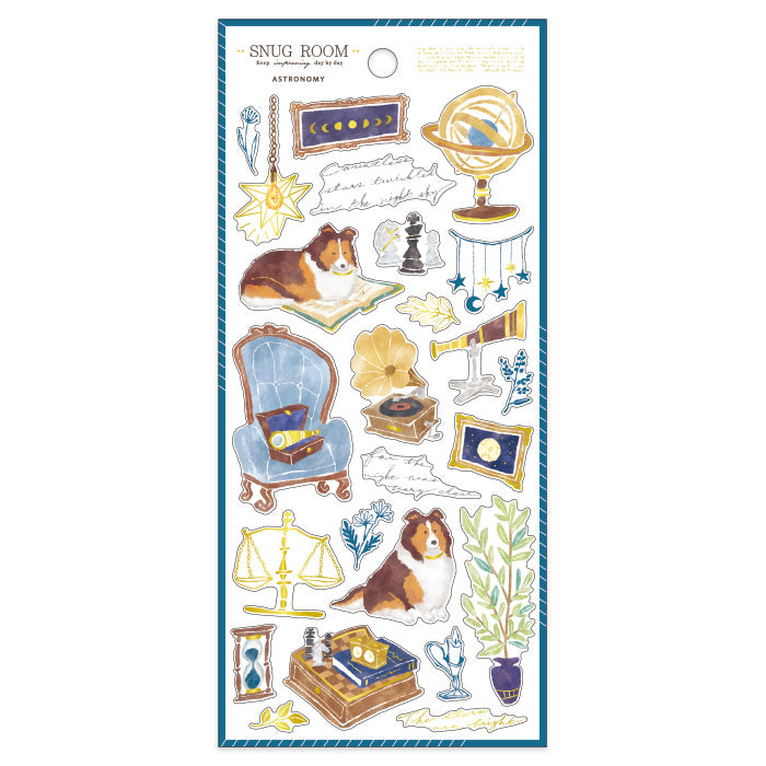 Mind Wave - Snug Room Sticker Sheet - Astronomy