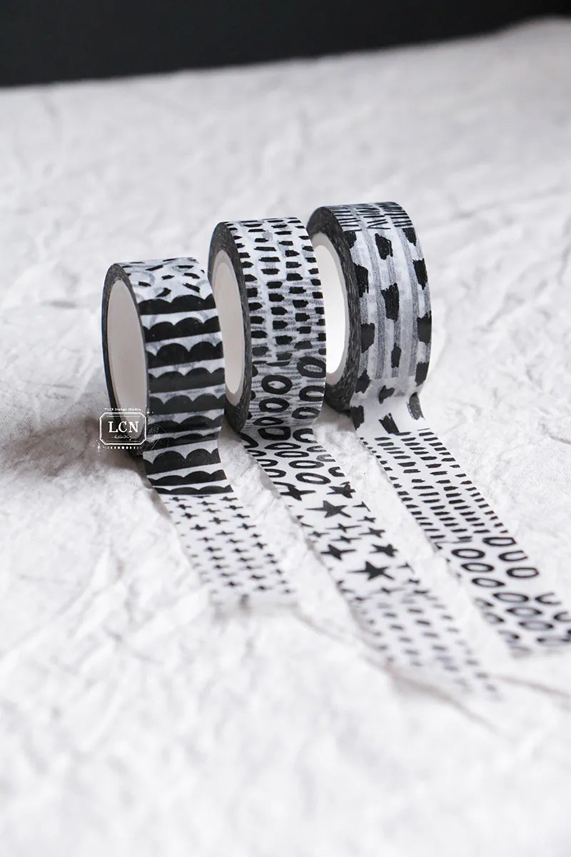 LCN Washi Tape - Hand-Drawn Patterns