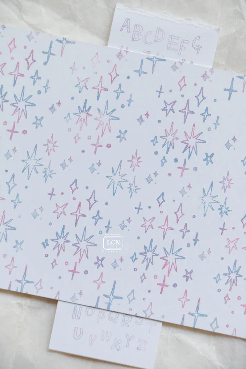 LCN Double Color Ink Pad - Star Ripple