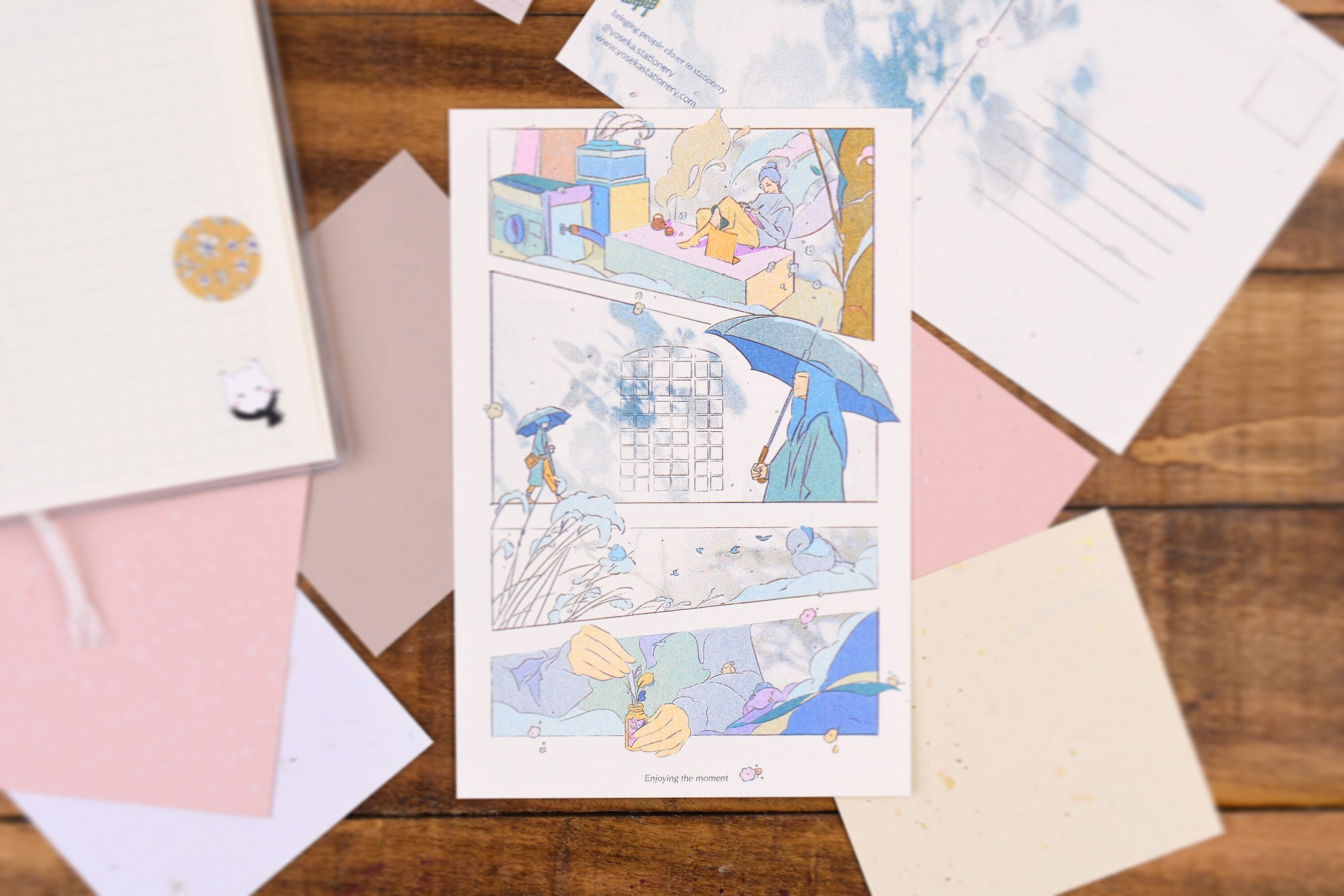 Yoseka Seasonal Postcard - Winter/Spring Edition