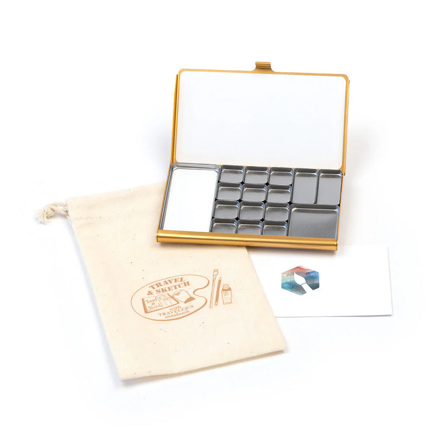 TRAVELER'S Company USA x Art Toolkit - TRAVEL & SKETCH - Pocket Palette - Bronze