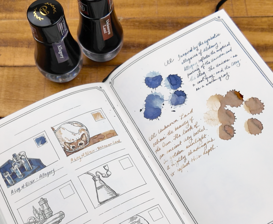 Dominant Industry - A Log of Elixir - Ink Archiving Book