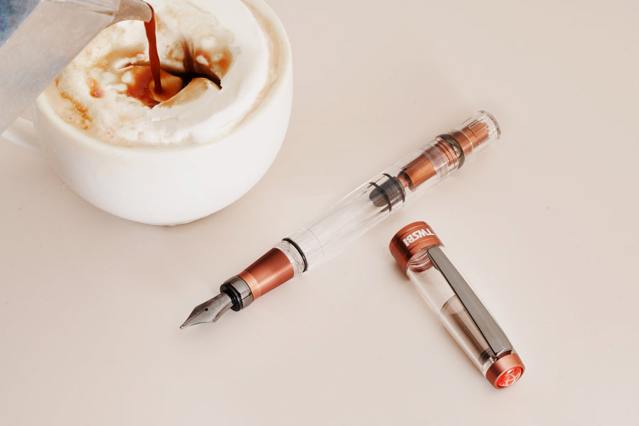 TWSBI Diamond 580ALR Fountain Pen - Affogato Onyx Trim