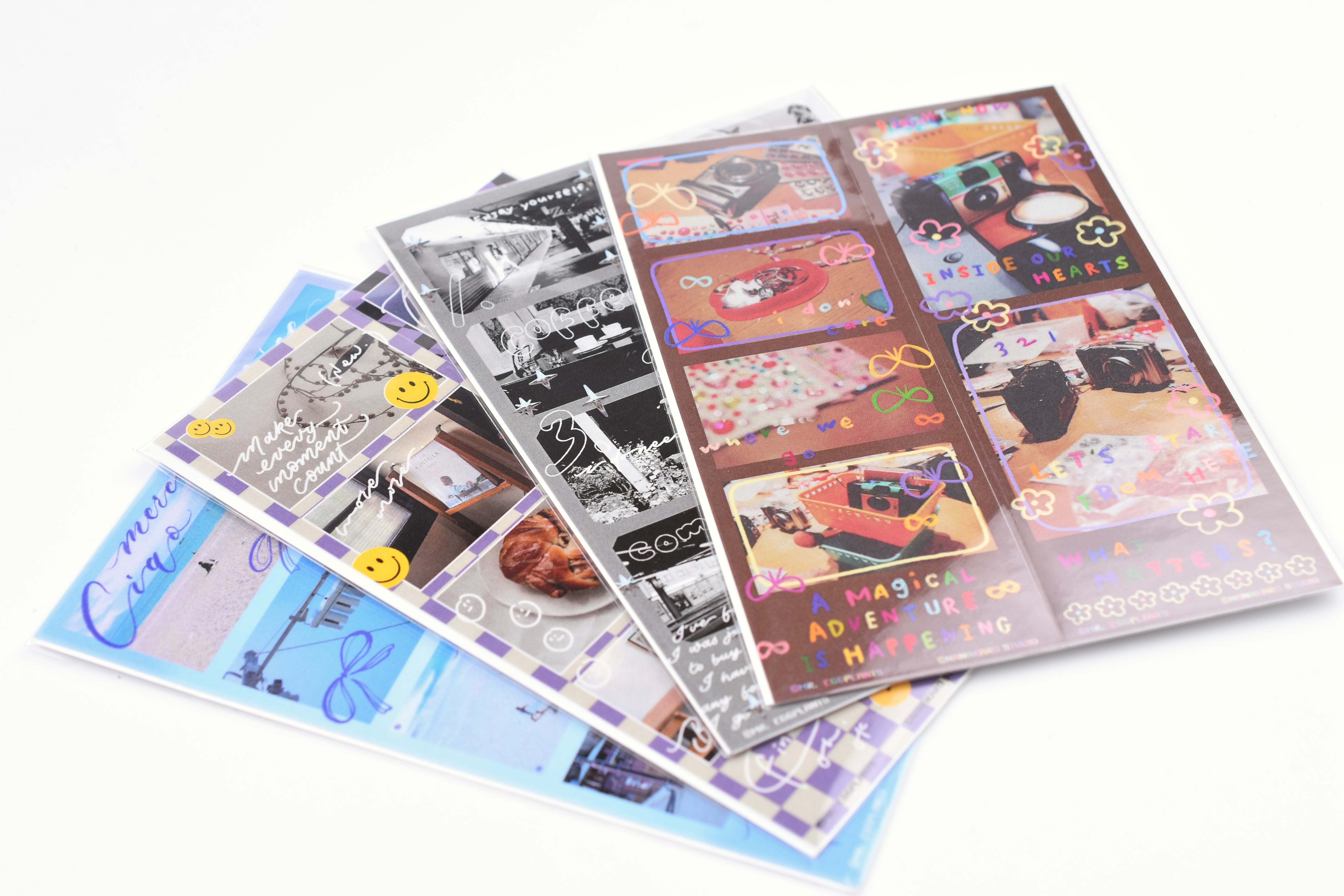 Mr. Eggplants Photo Booth Sticker Set