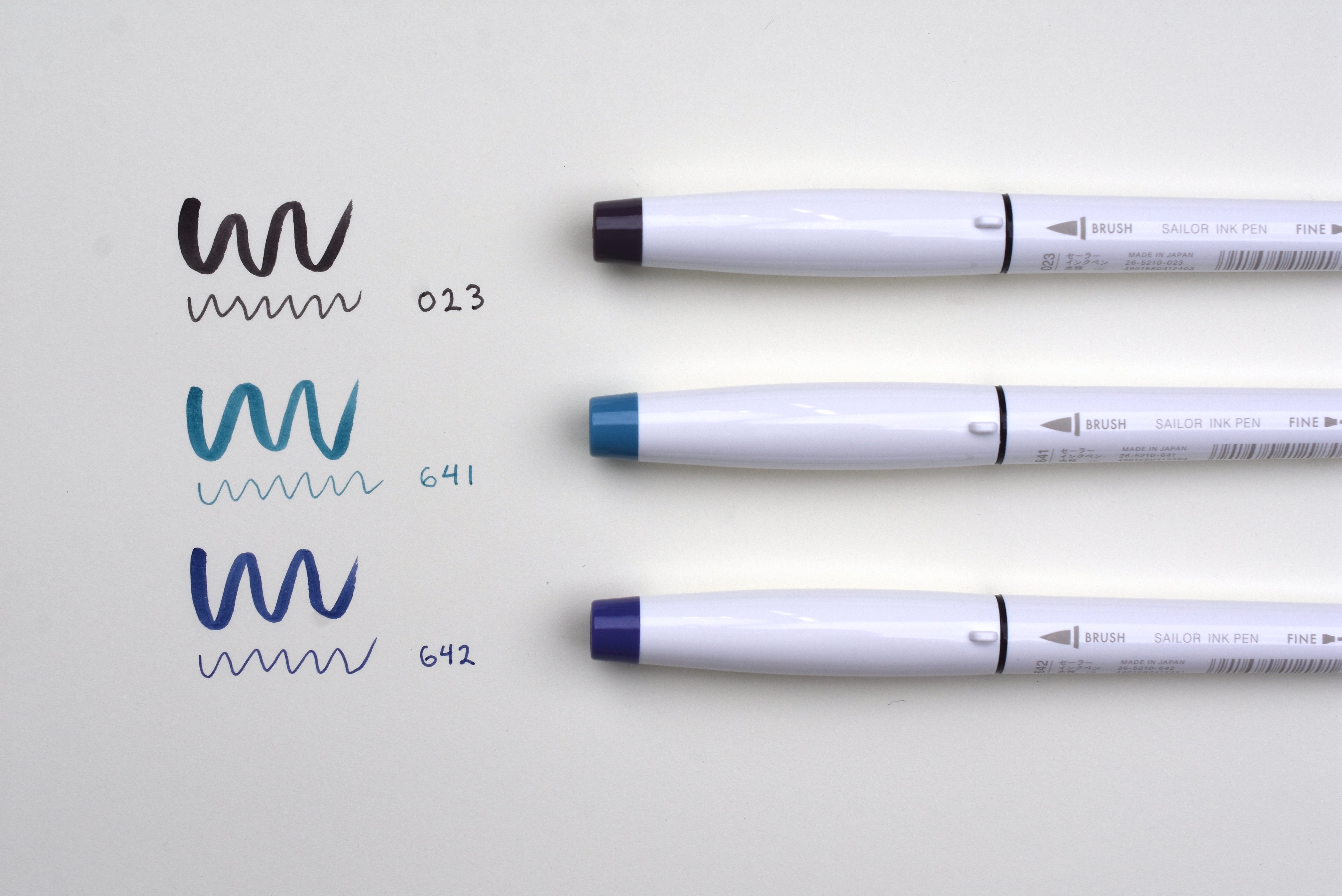 Sailor Ink Pen Set of 3 - Late Night Sandy Beach