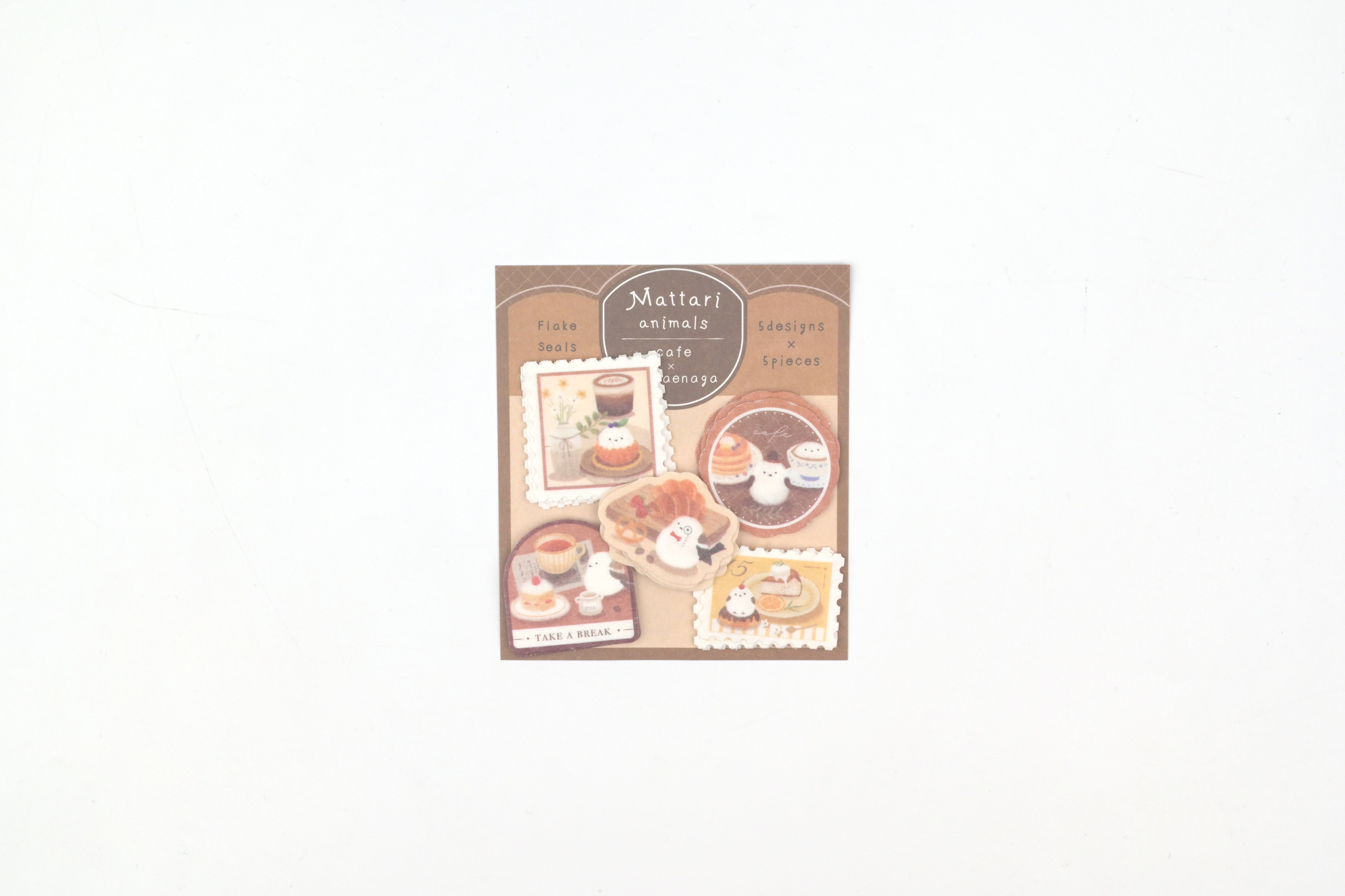 NB Flake Stickers - Mattari Animals - Day -  Cafe x Shimaenaga