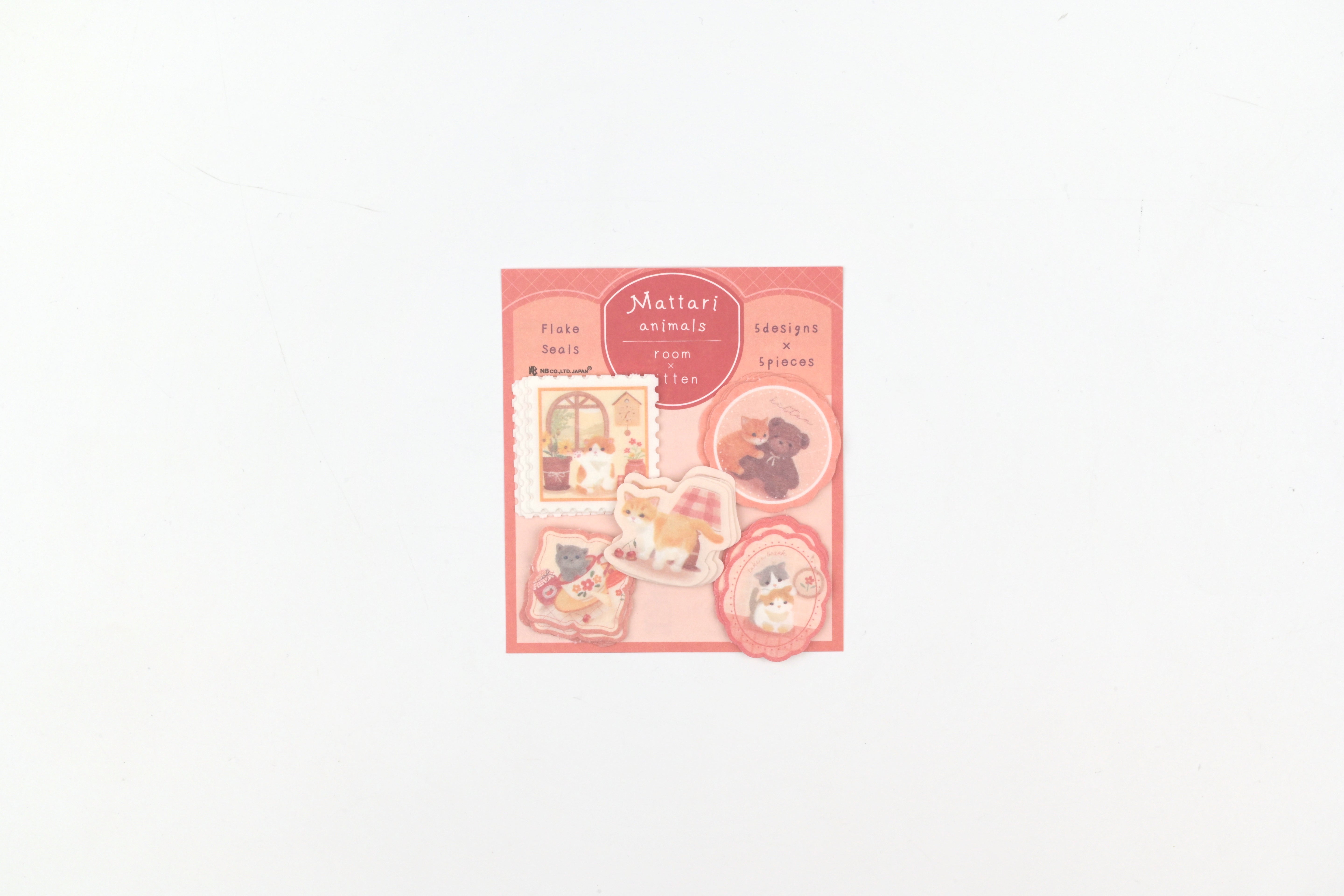 NB Flake Stickers - Mattari Animals - Day -  Room x Kitten