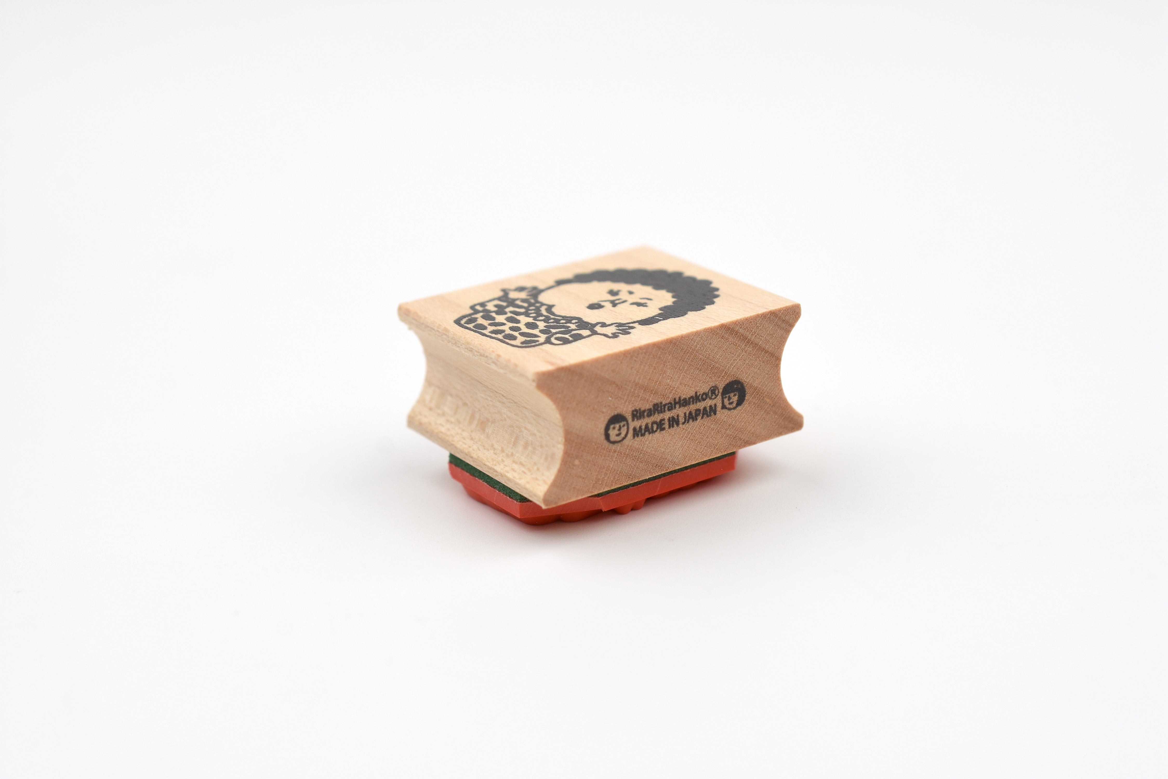 RiraRira Wooden Rubber Stamp - Seki-san's Childhood Friend, Yoshiko-chan
