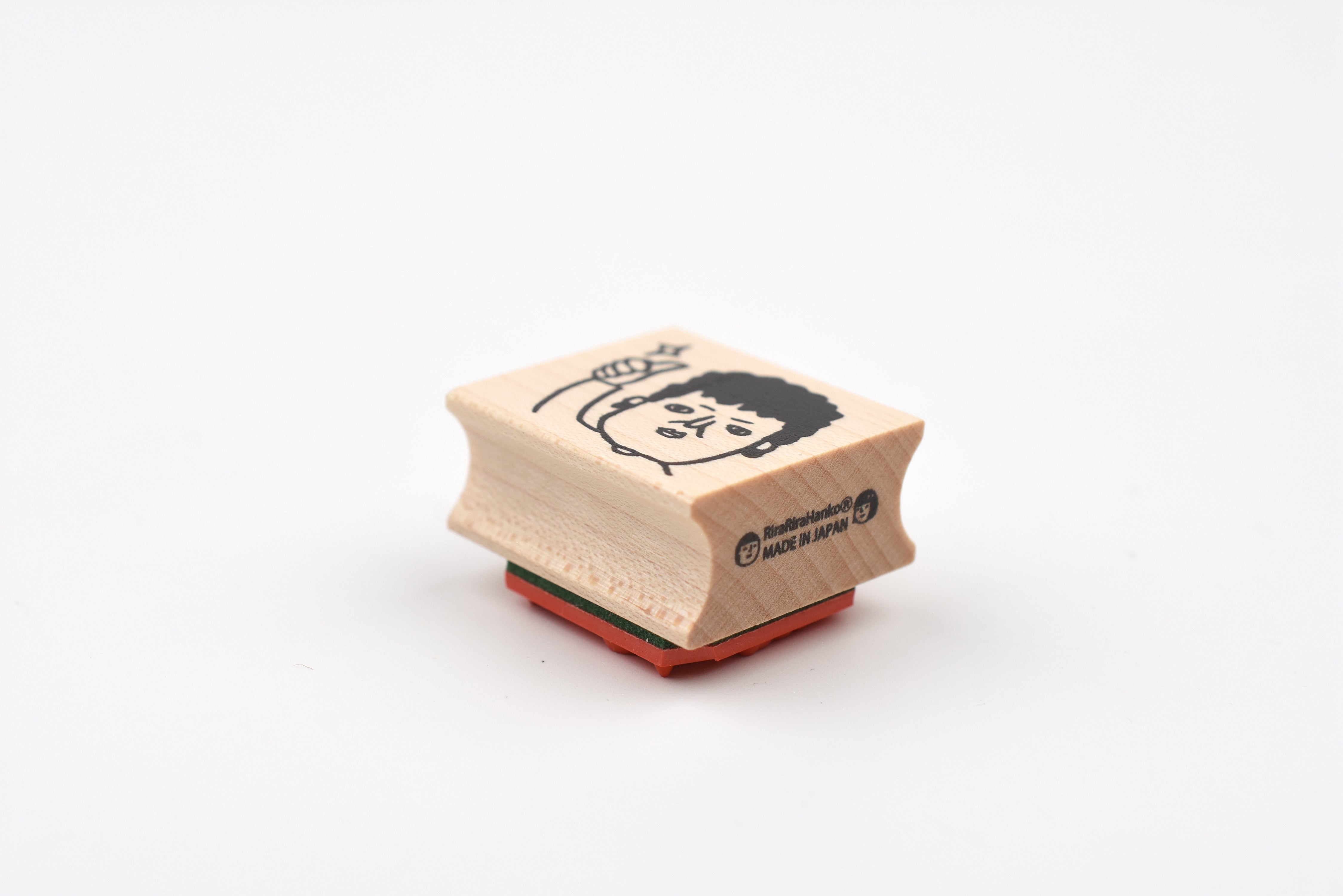RiraRira Wooden Rubber Stamp - Good Seki-san