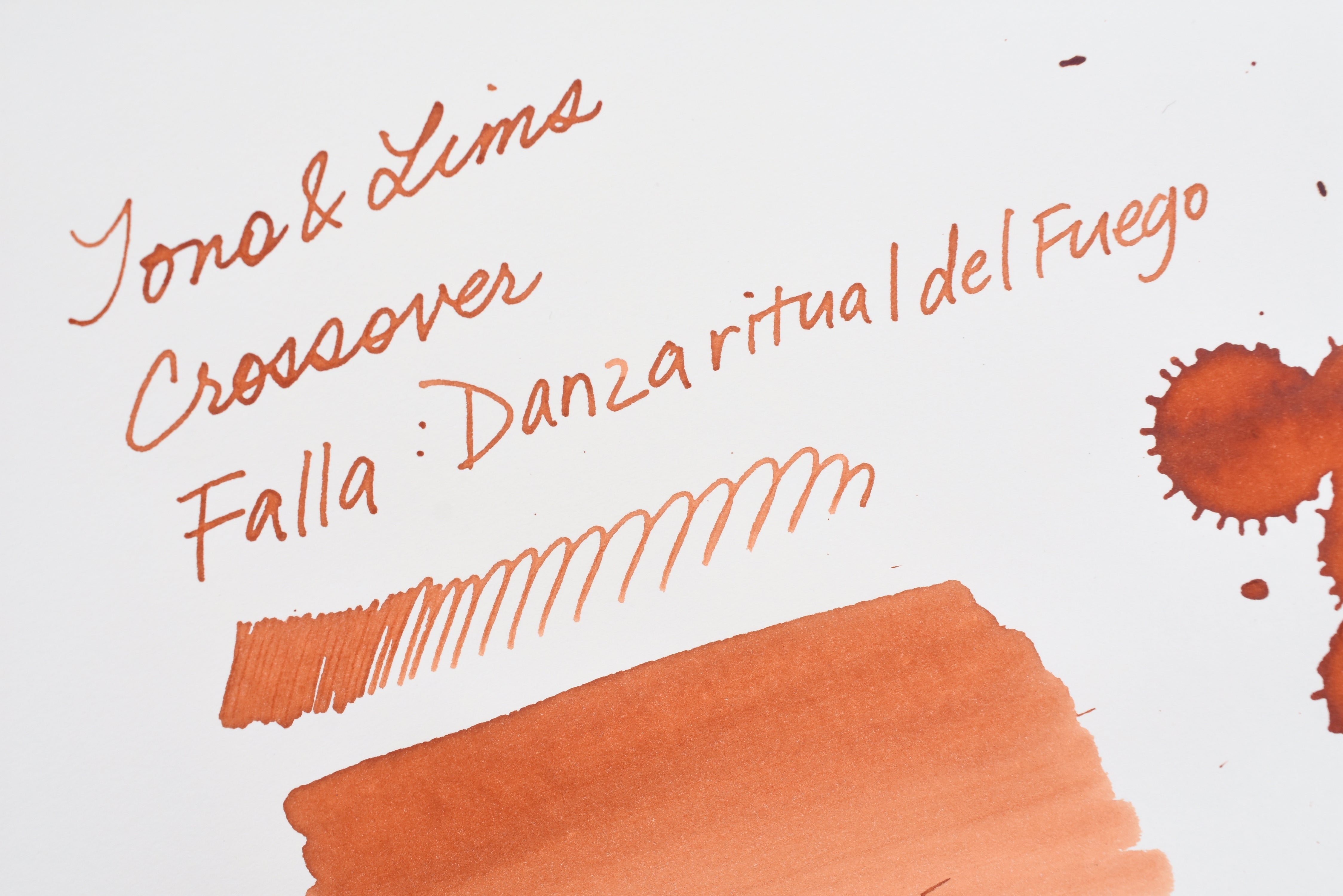 Tono & Lims Ink Bottle - Crossover - Falla: Danza ritual del fuego - 30ml