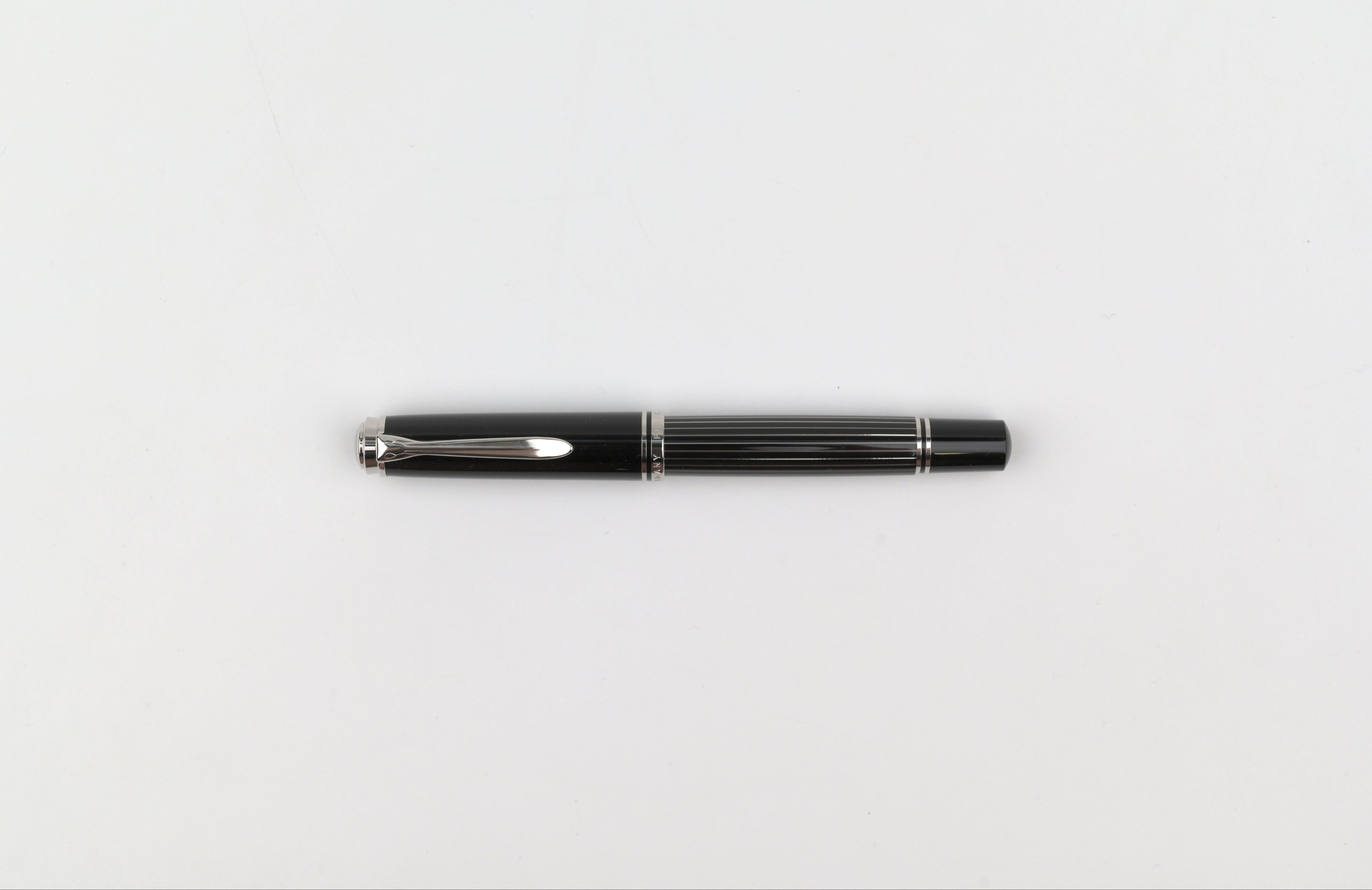 Pelikan M815 Fountain Pen - Souverän - Metal Striped - Black - Special Edition