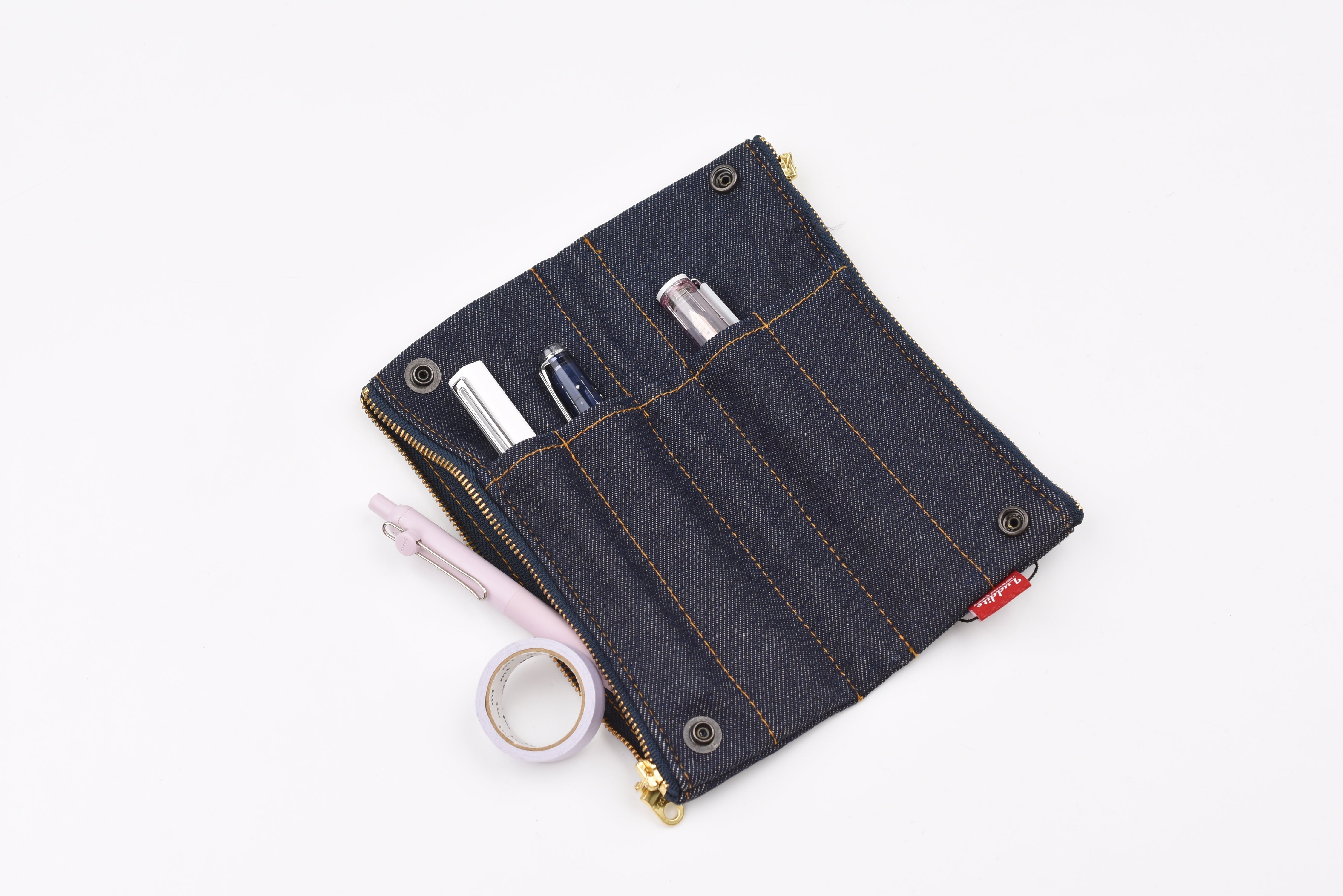 LUDDITE Bendy Pen Case - Denim