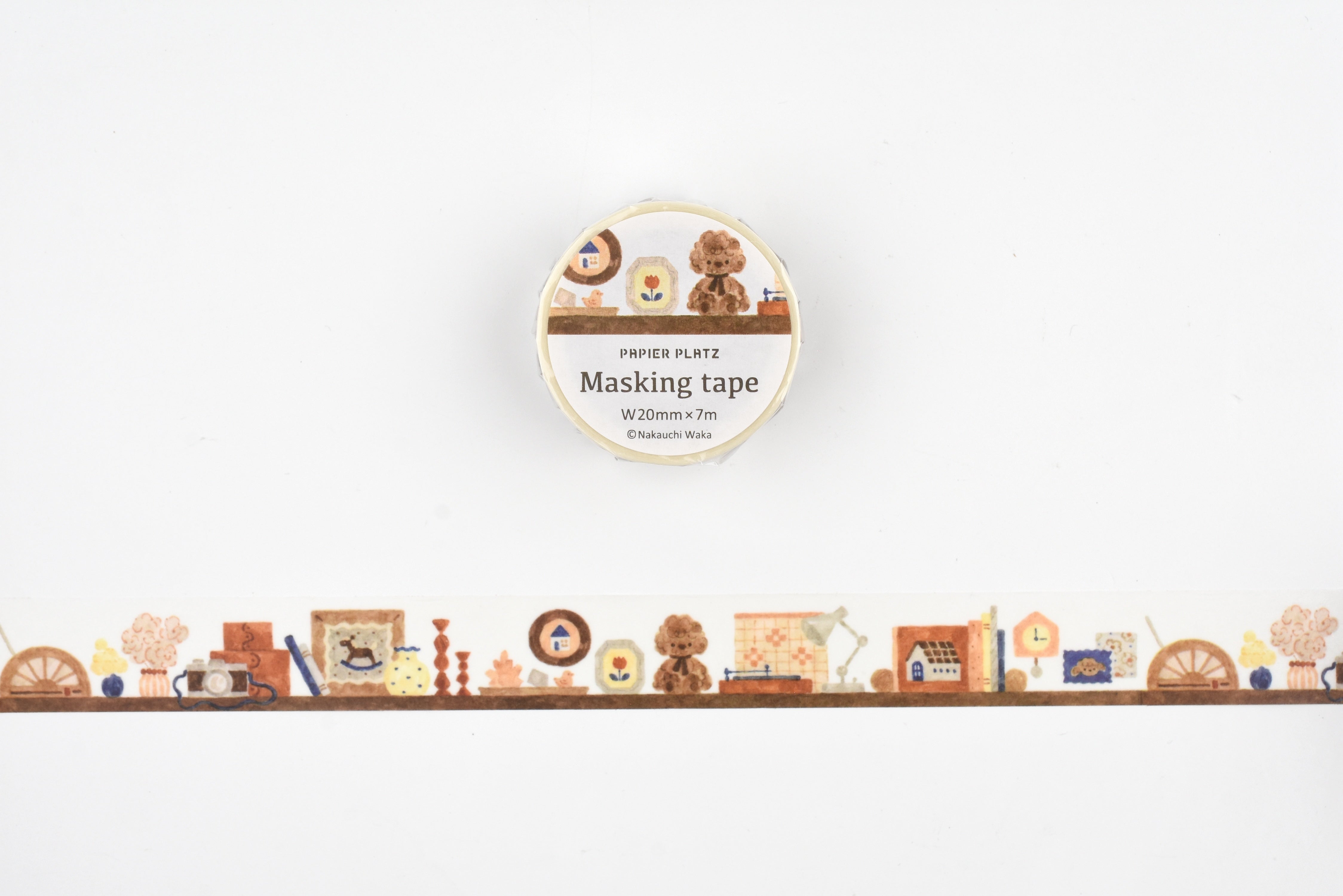 Papier Platz x Nakauchi Waka Masking Tape - Dog and Interior
