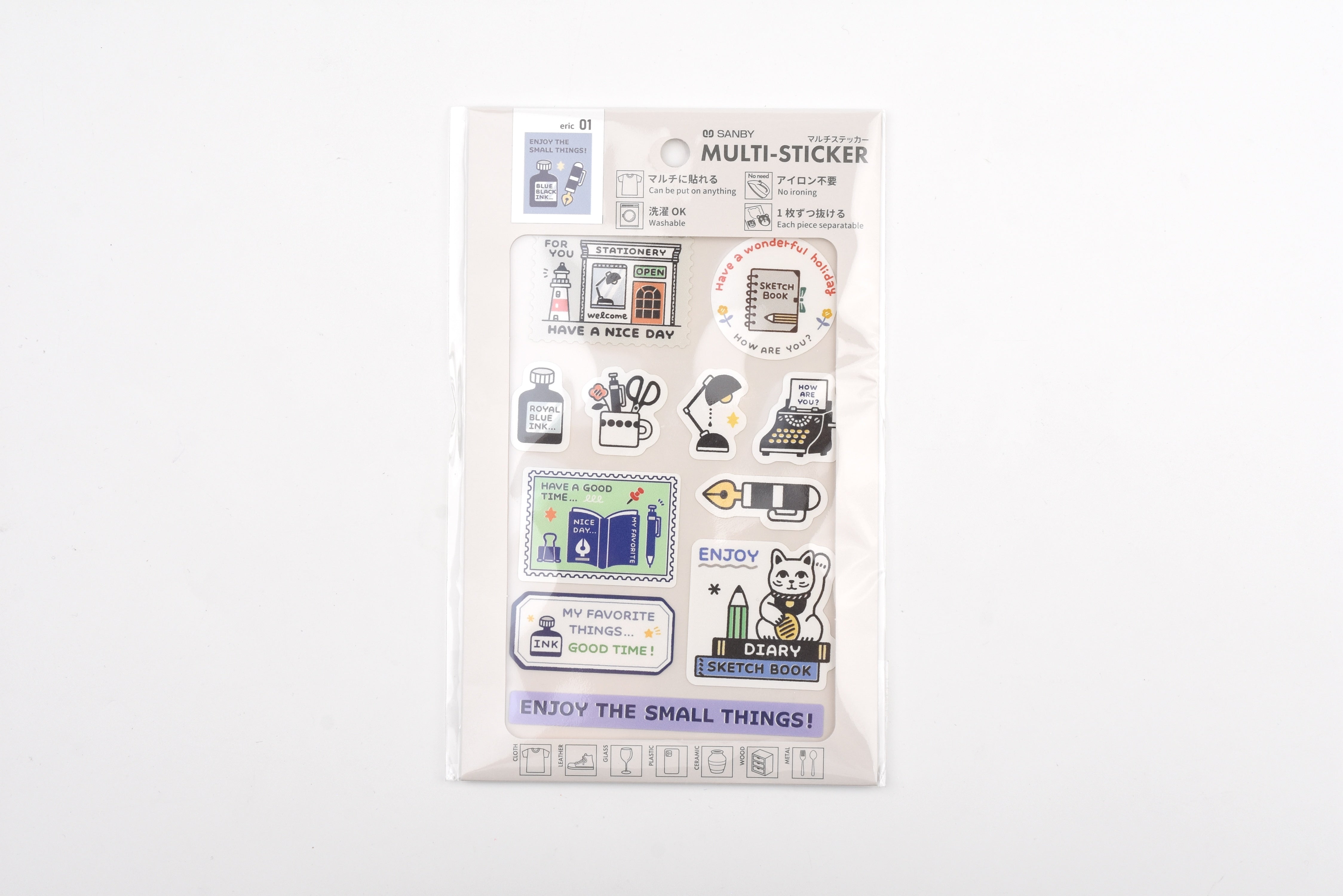 eric x SANBY Multi-Sticker - Enjoy