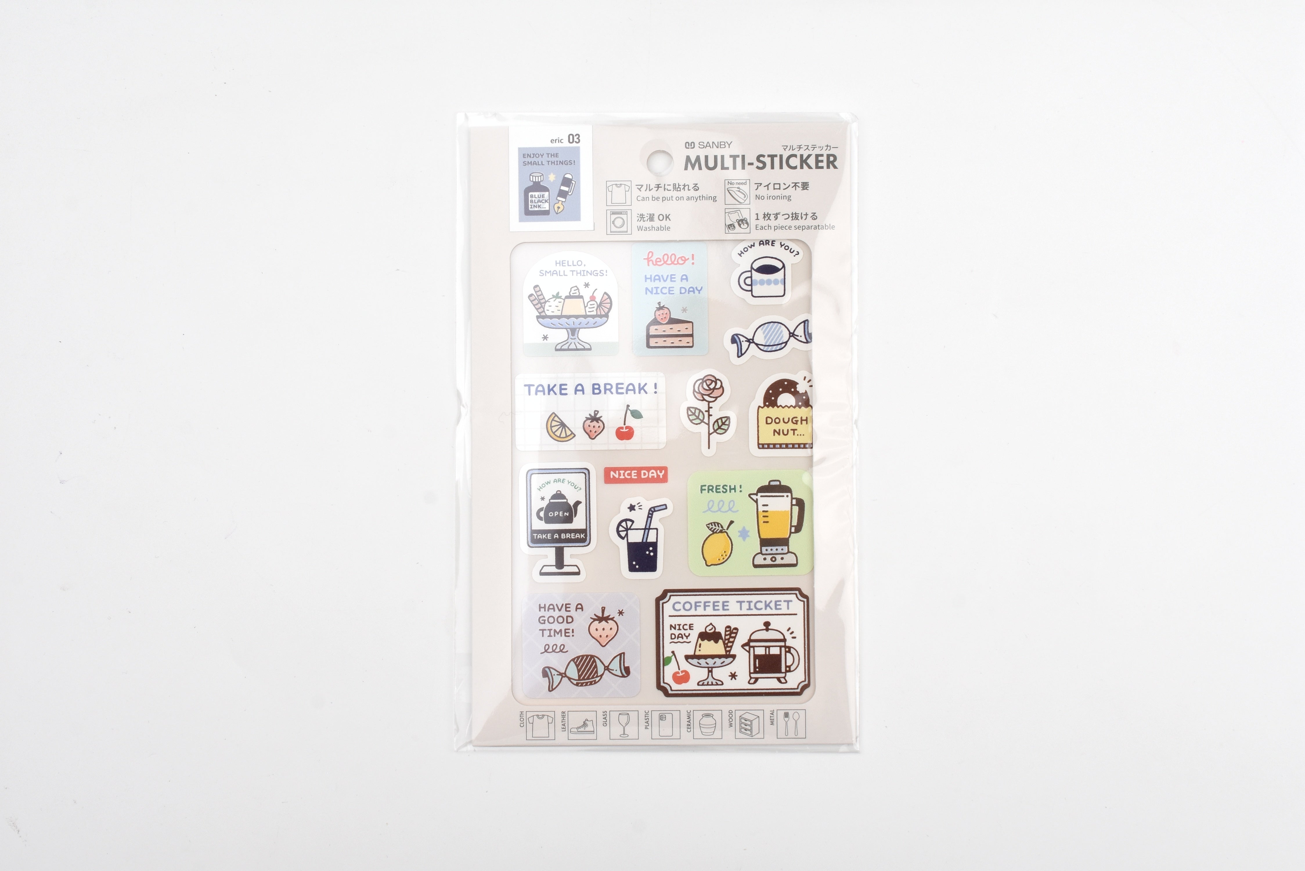 eric x SANBY Multi-Sticker - Tea Time