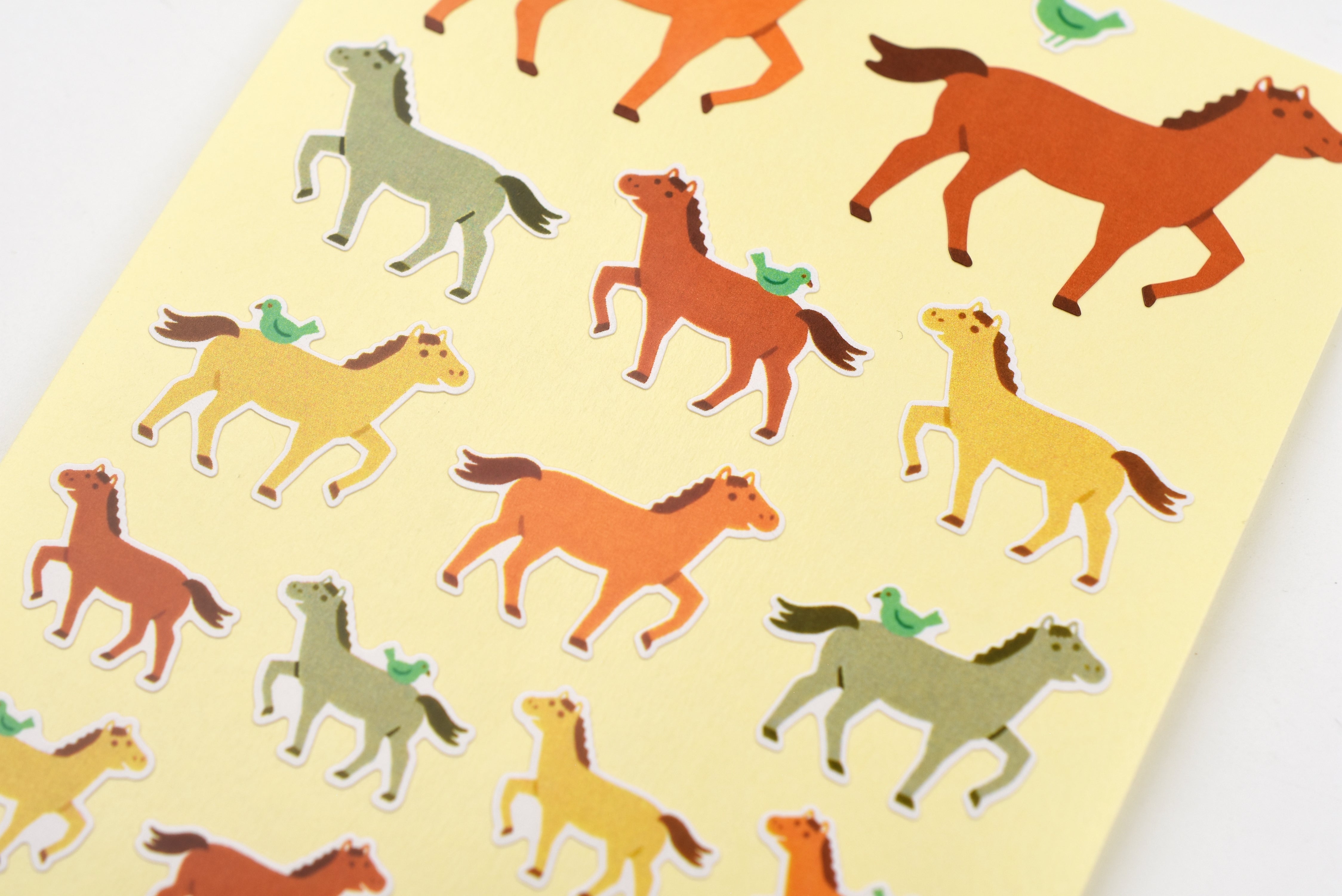 New Retro Stickers - Year of the Horse