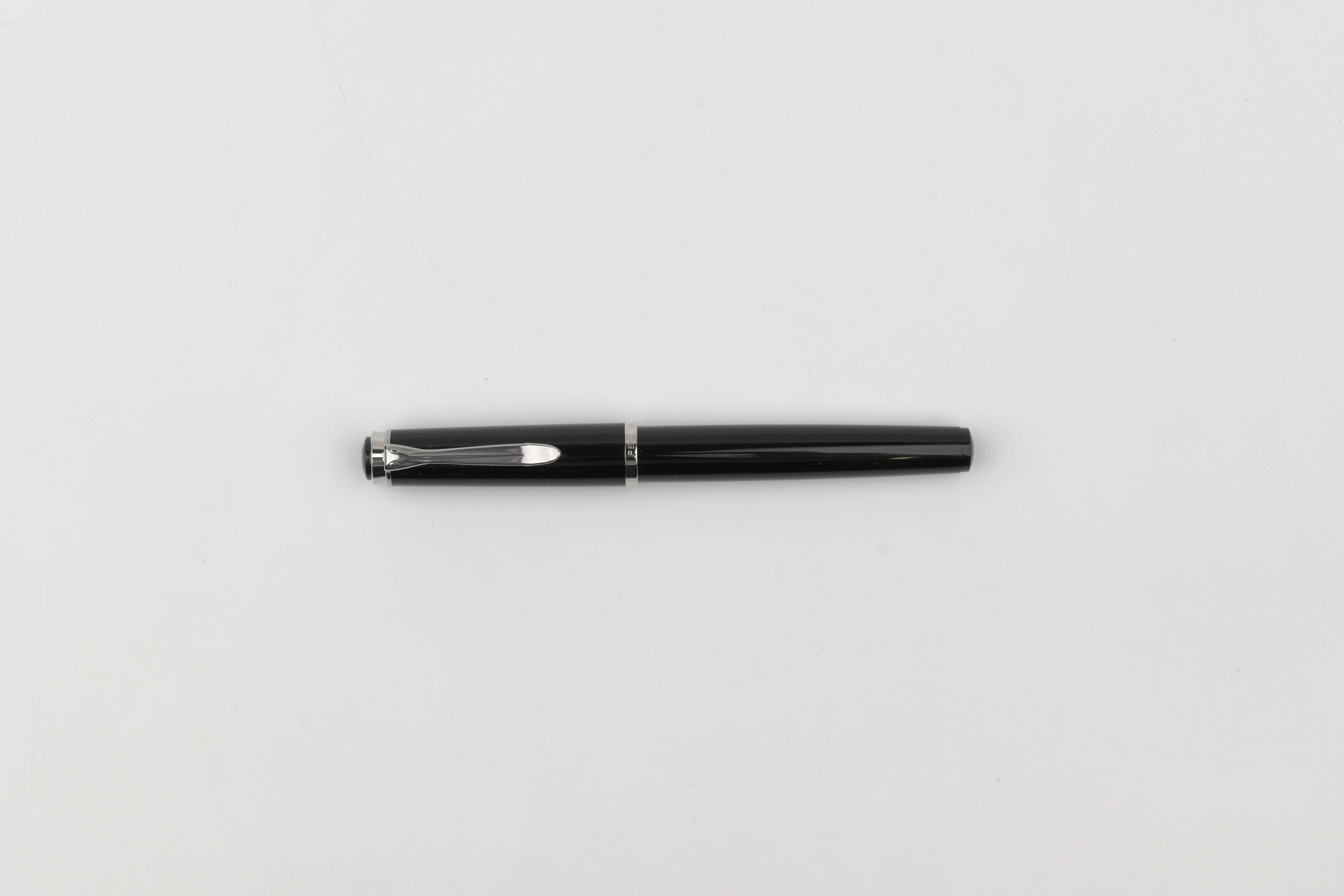 Pelikan P205 Fountain Pen - Classic - Black Silver