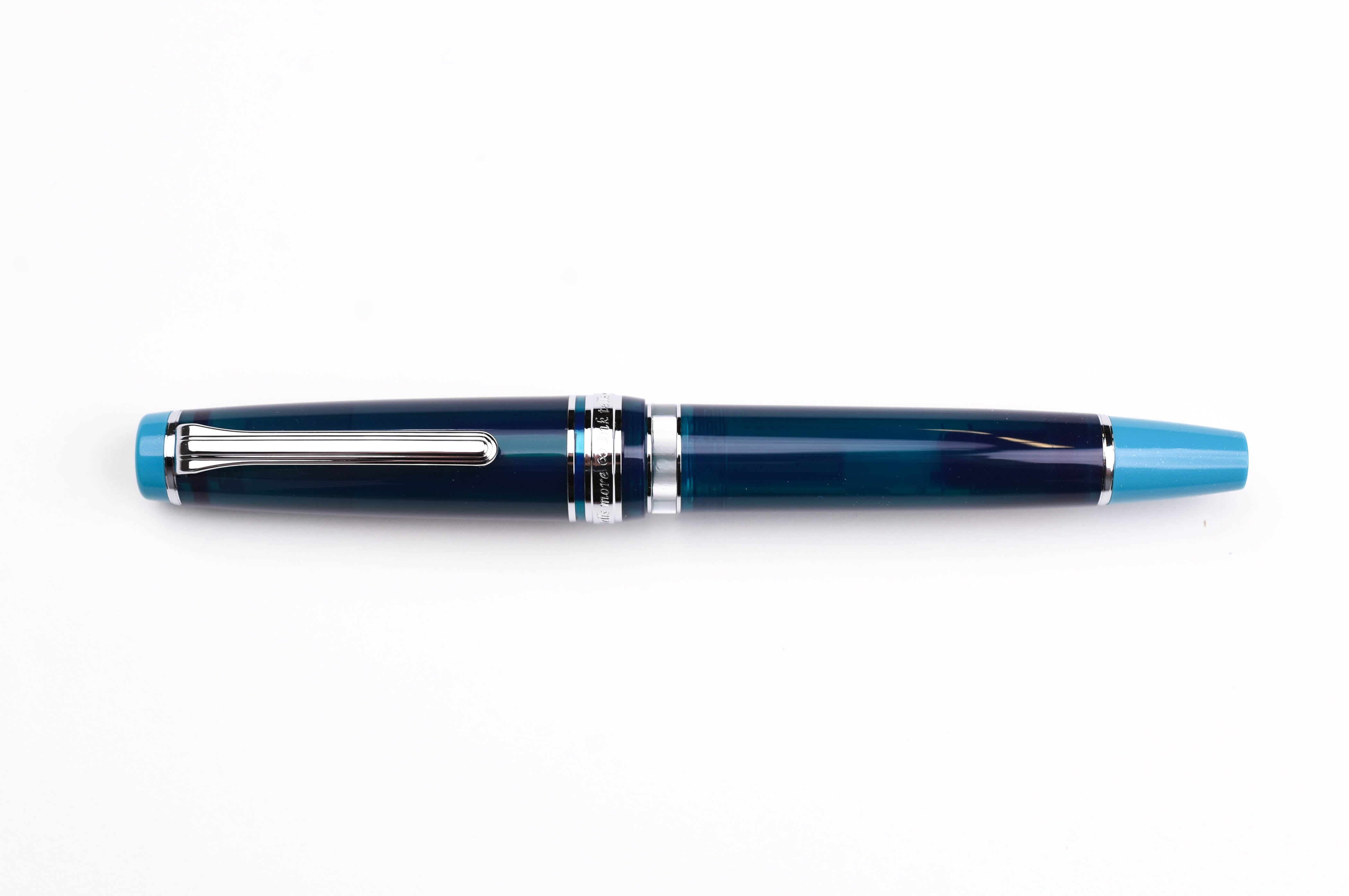 BUNGUBOX Original Large Fountain Pen - Piston - Fujiyama Blue
