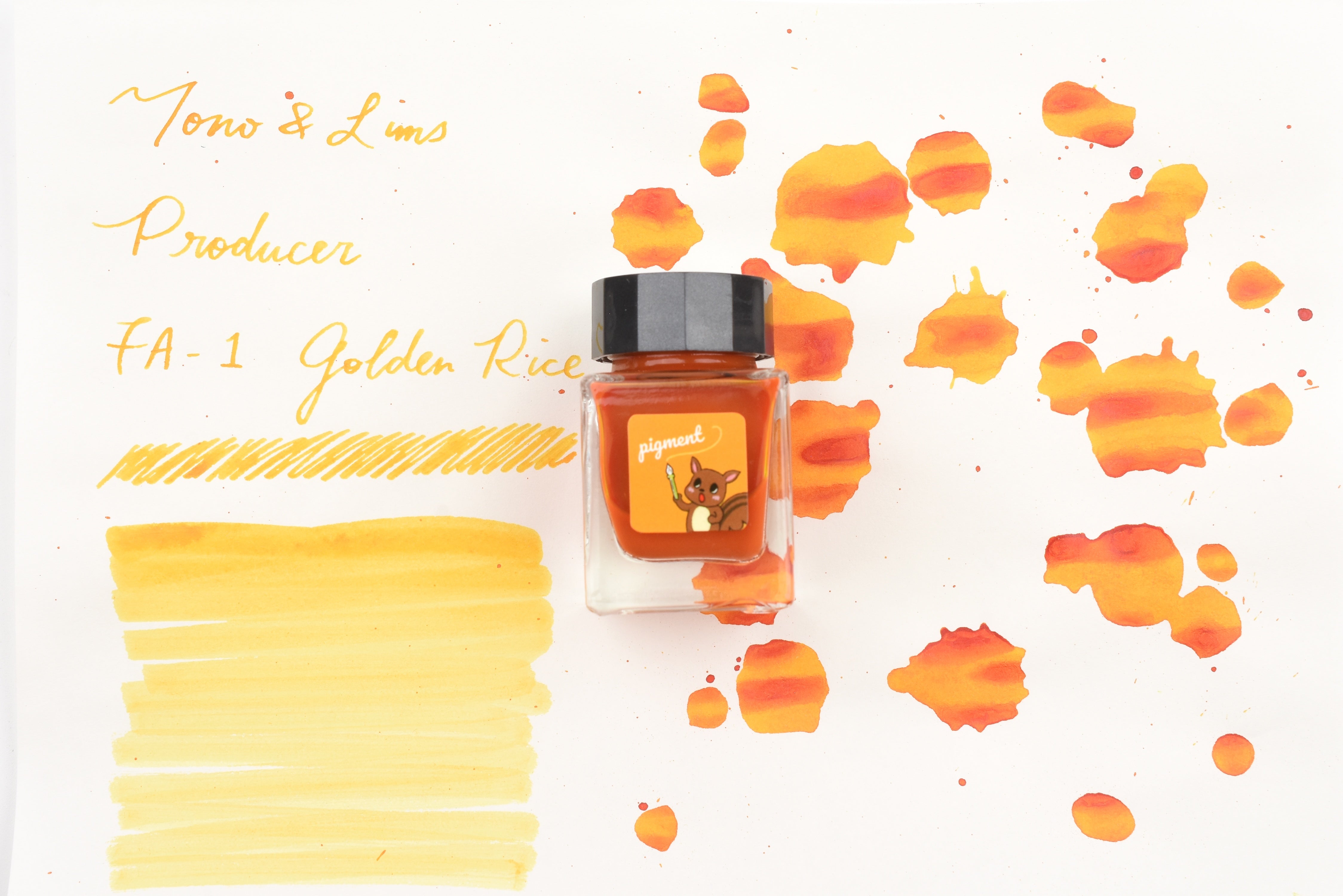 Tono & Lims Ink Bottle - Producer - FA-1 金米 -きんのこめ- (Golden Rice) - 15ml