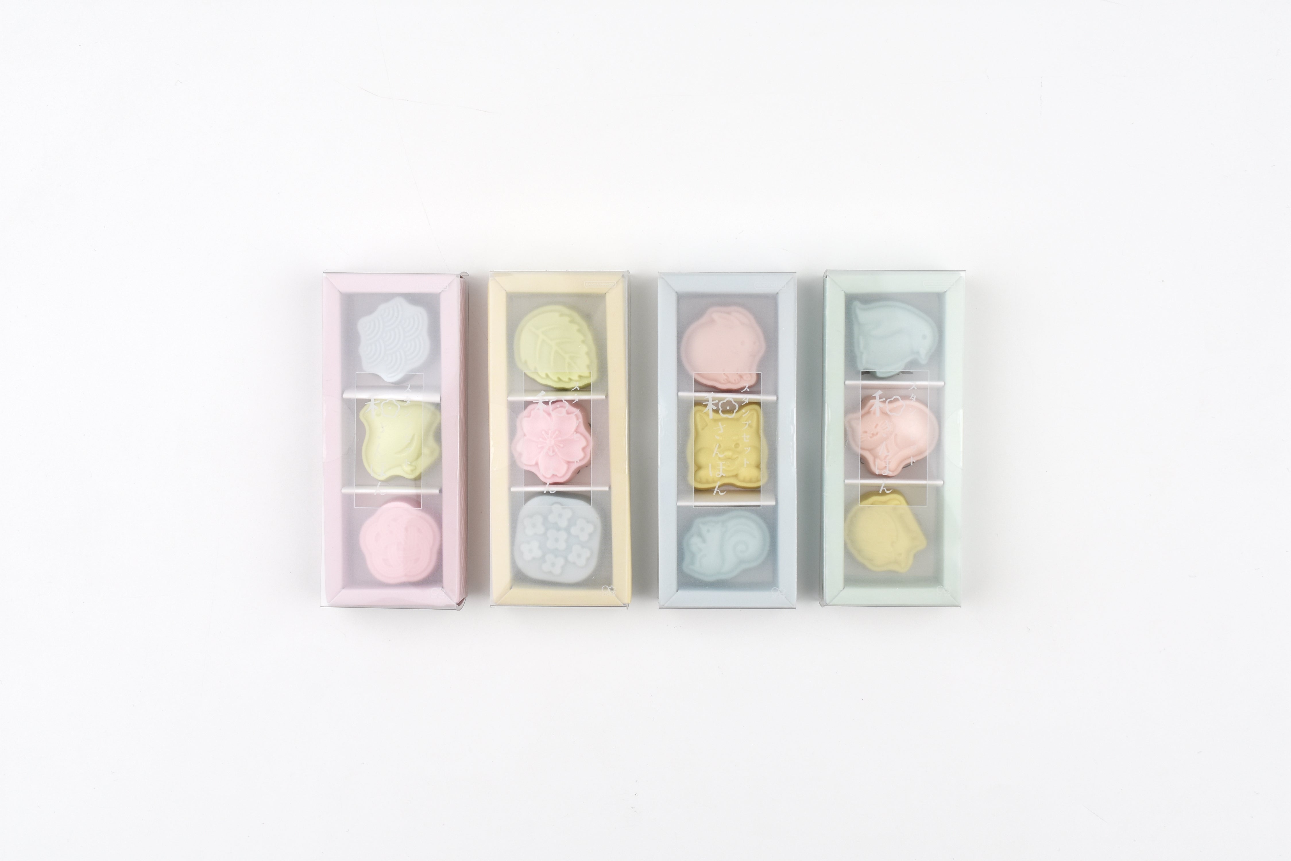 Sun-Star Wasanbon Stamp Set - Set of 3