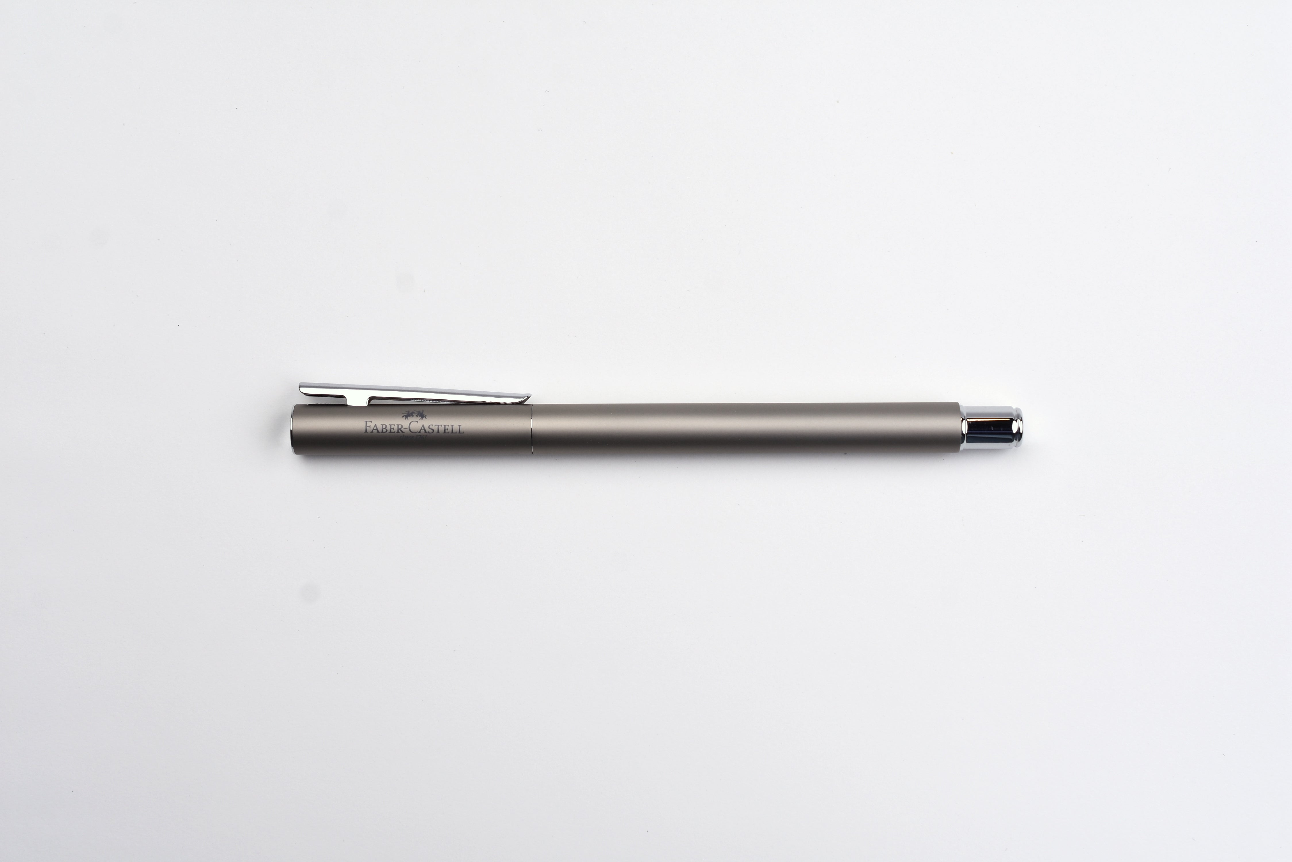 Faber-Castell - Design Neo Slim Fountain Pen - Stainless Steel Matte