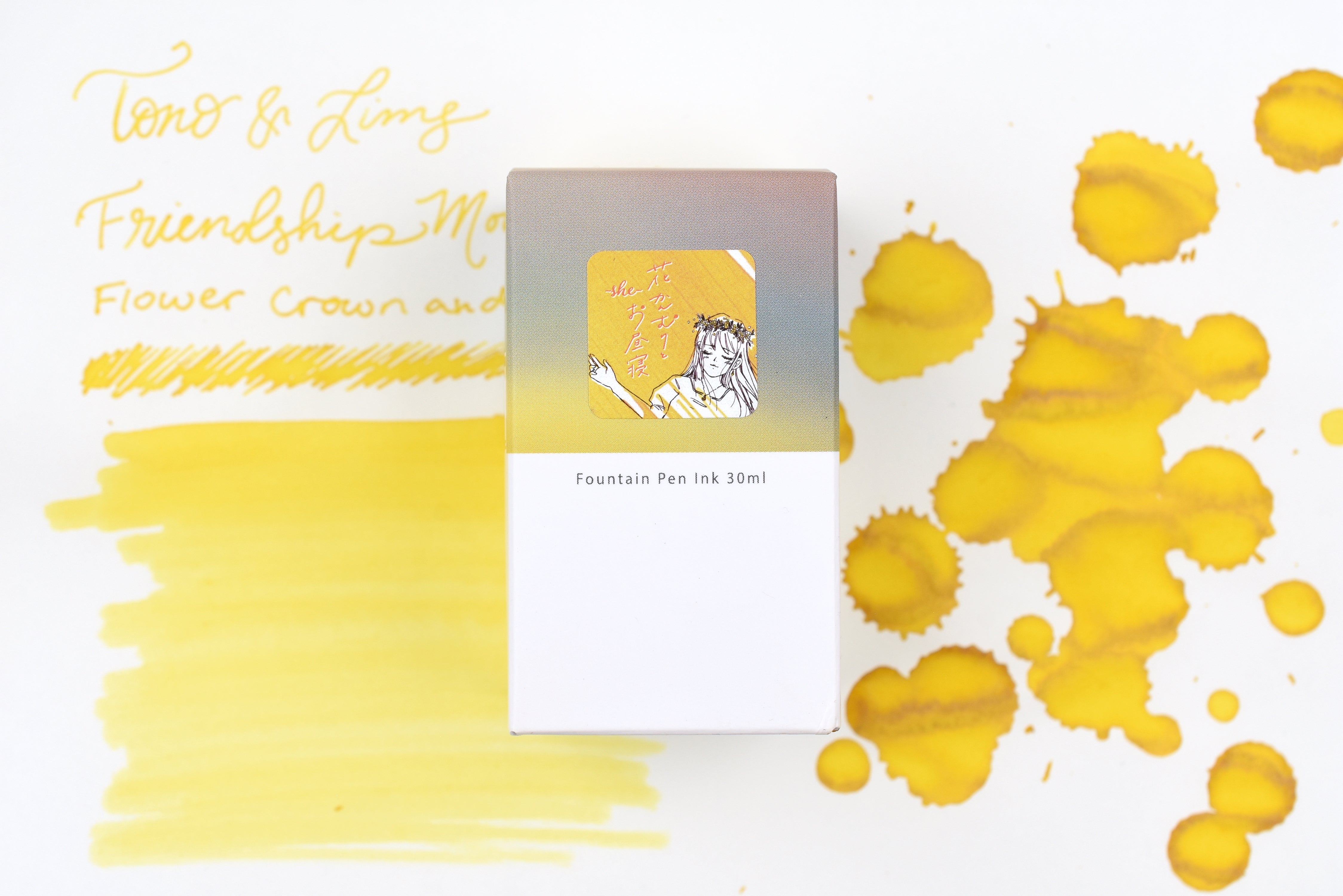 Tono & Lims Ink Bottle - Friendship Mocktail Bar - 花かんむりとお昼寝 -she- (Flower Crown and Nap -she- ) - 30ml