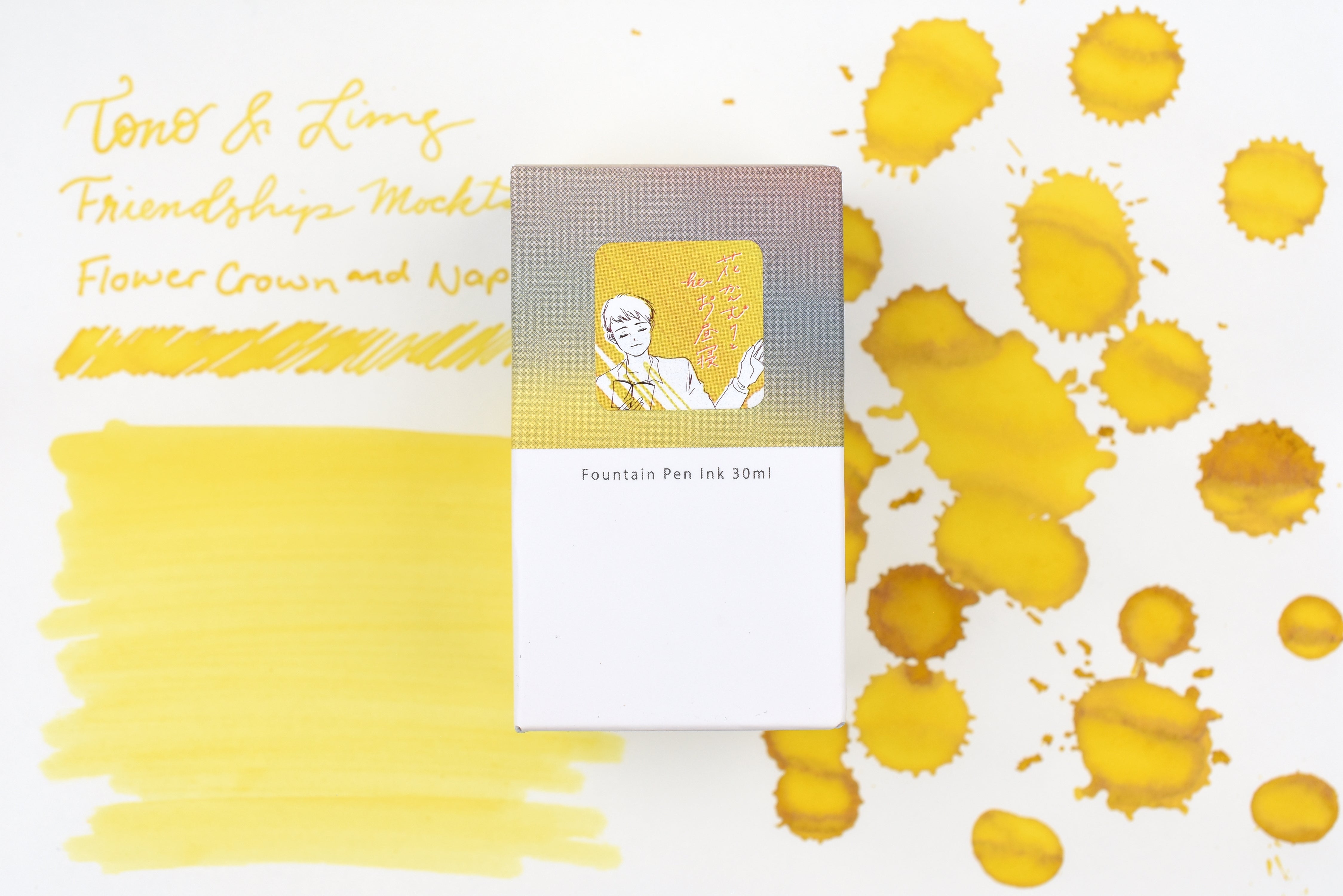 Tono & Lims Ink Bottle - Friendship Mocktail Bar - 花かんむりとお昼寝 -he- (Flower Crown and Nap -he- ) - 30ml