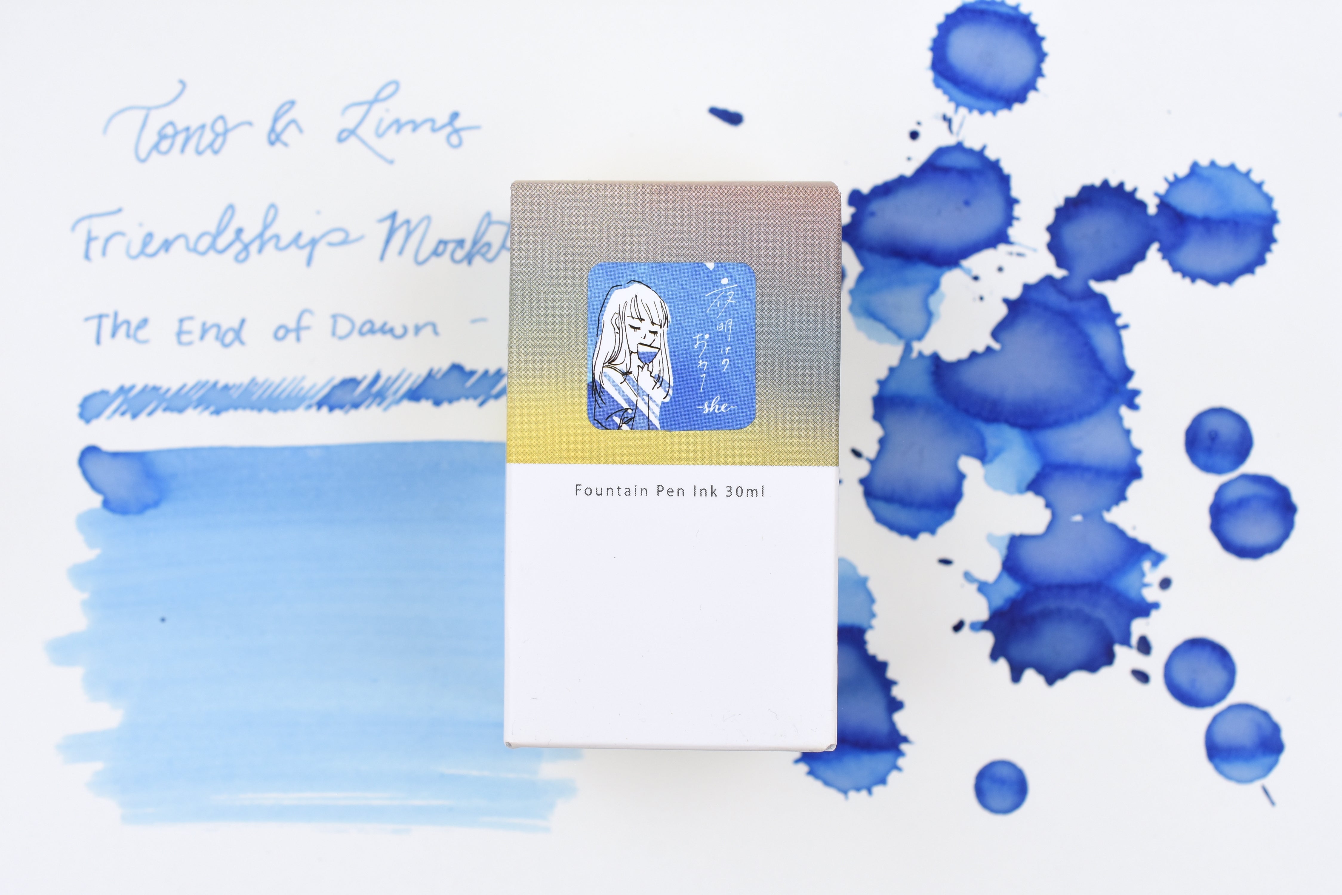 Tono & Lims Ink Bottle - Friendship Mocktail Bar - 夜明けのおわり -she- (The end of dawn -she- ) - 30ml