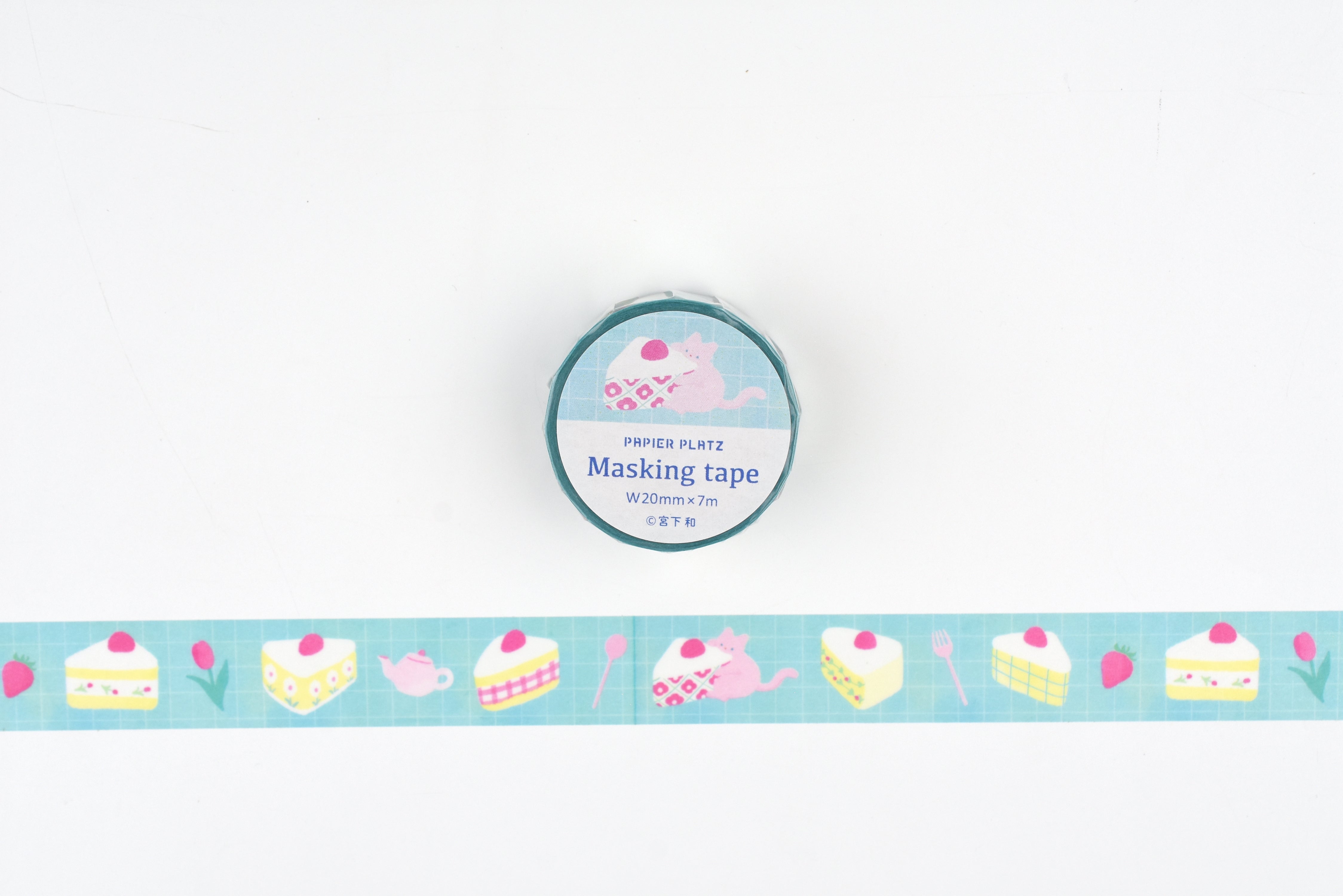 Papier Platz x Miyashita Nodoka Masking Tape - 3 O'Clock Snack