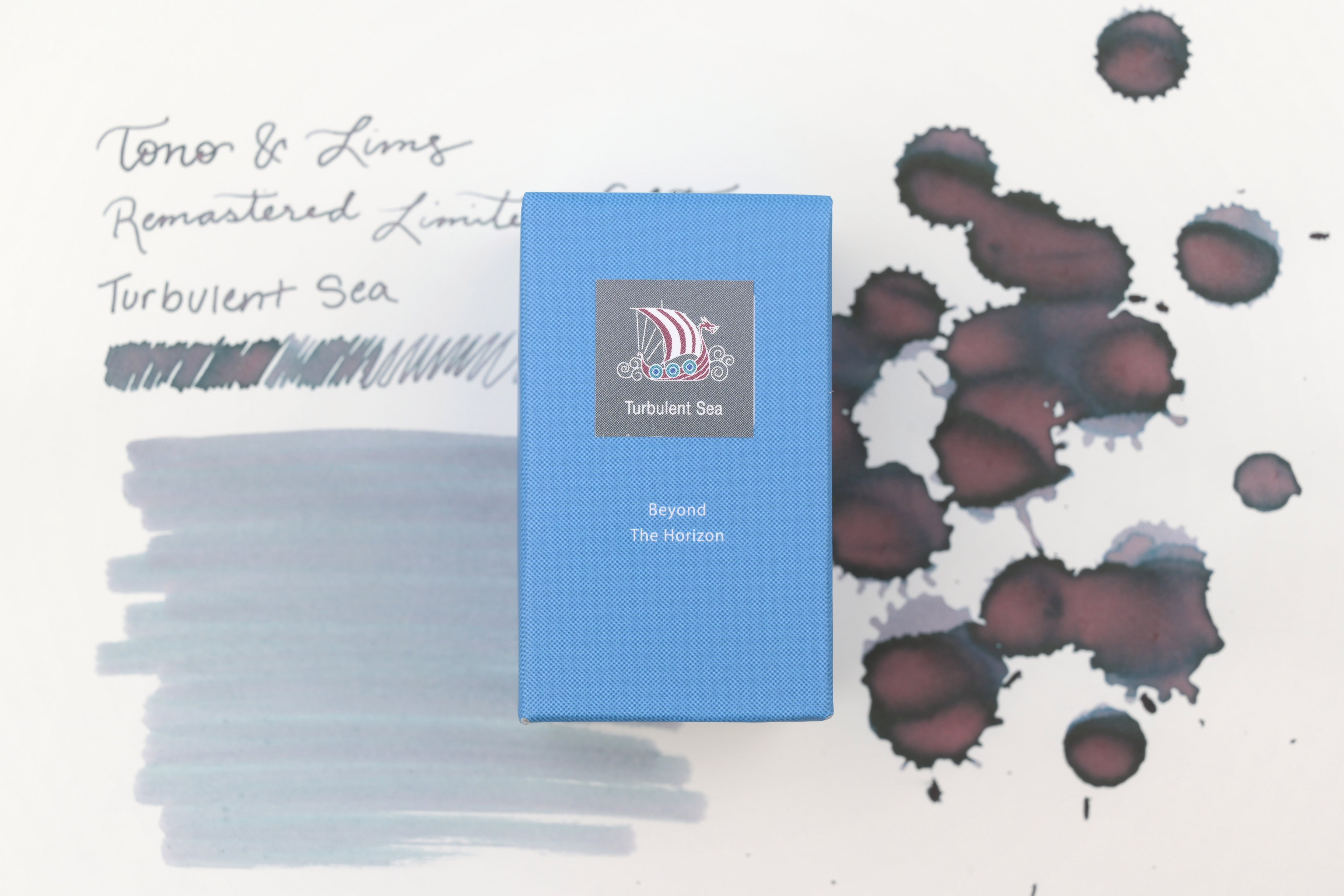 Tono & Lims Ink Bottle - Remastered Limited Edition - Turbulent Sea - 30ml (Overseas Exclusive)
