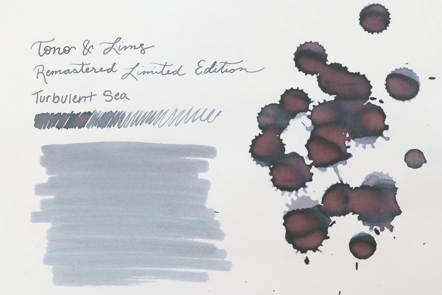 Tono & Lims Ink Bottle - Remastered Limited Edition - Turbulent Sea - 30ml (Overseas Exclusive)