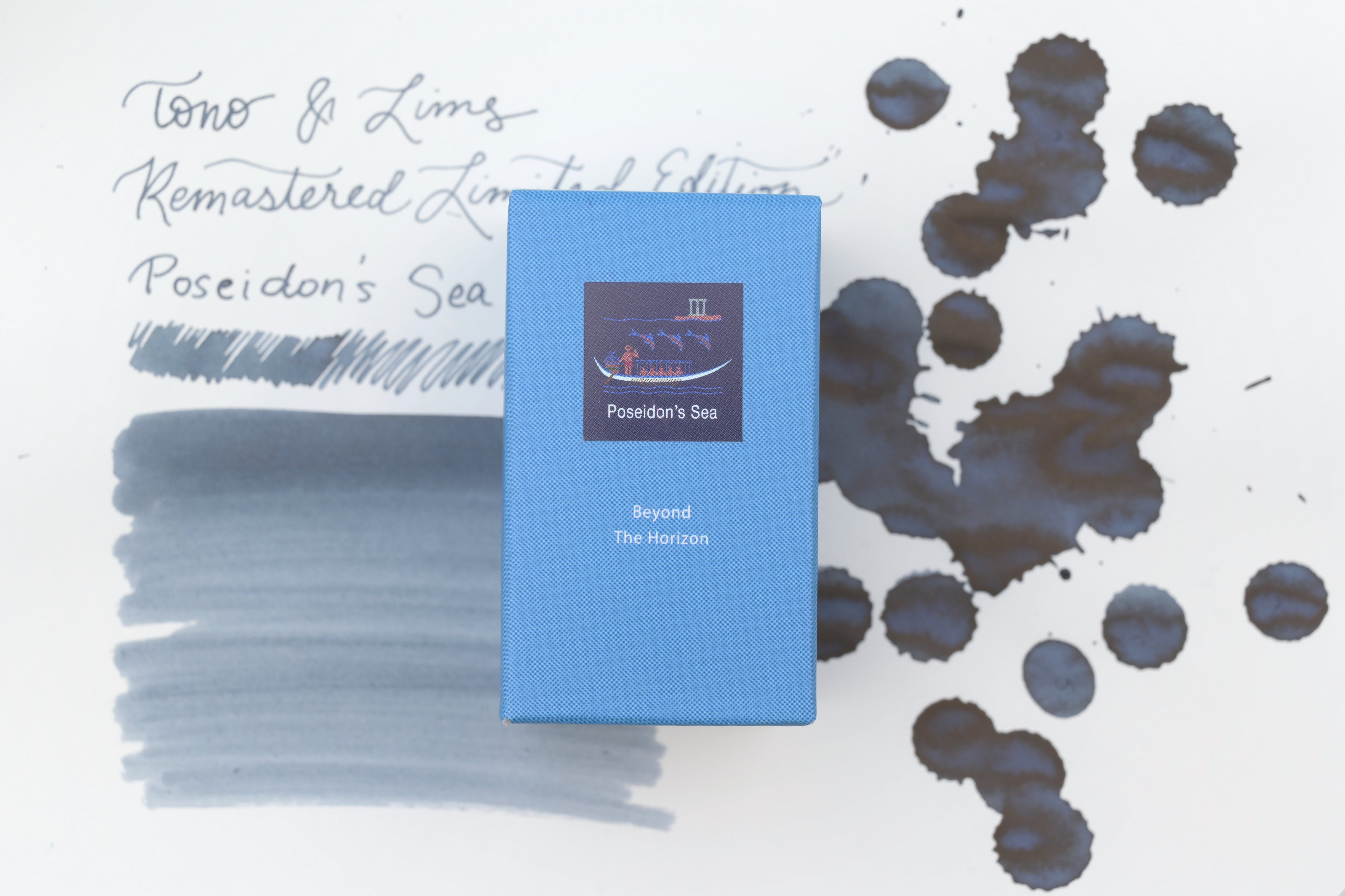Tono & Lims Ink Bottle - Remastered Limited Edition - Poseidon's Sea - 30ml (Overseas Exclusive)