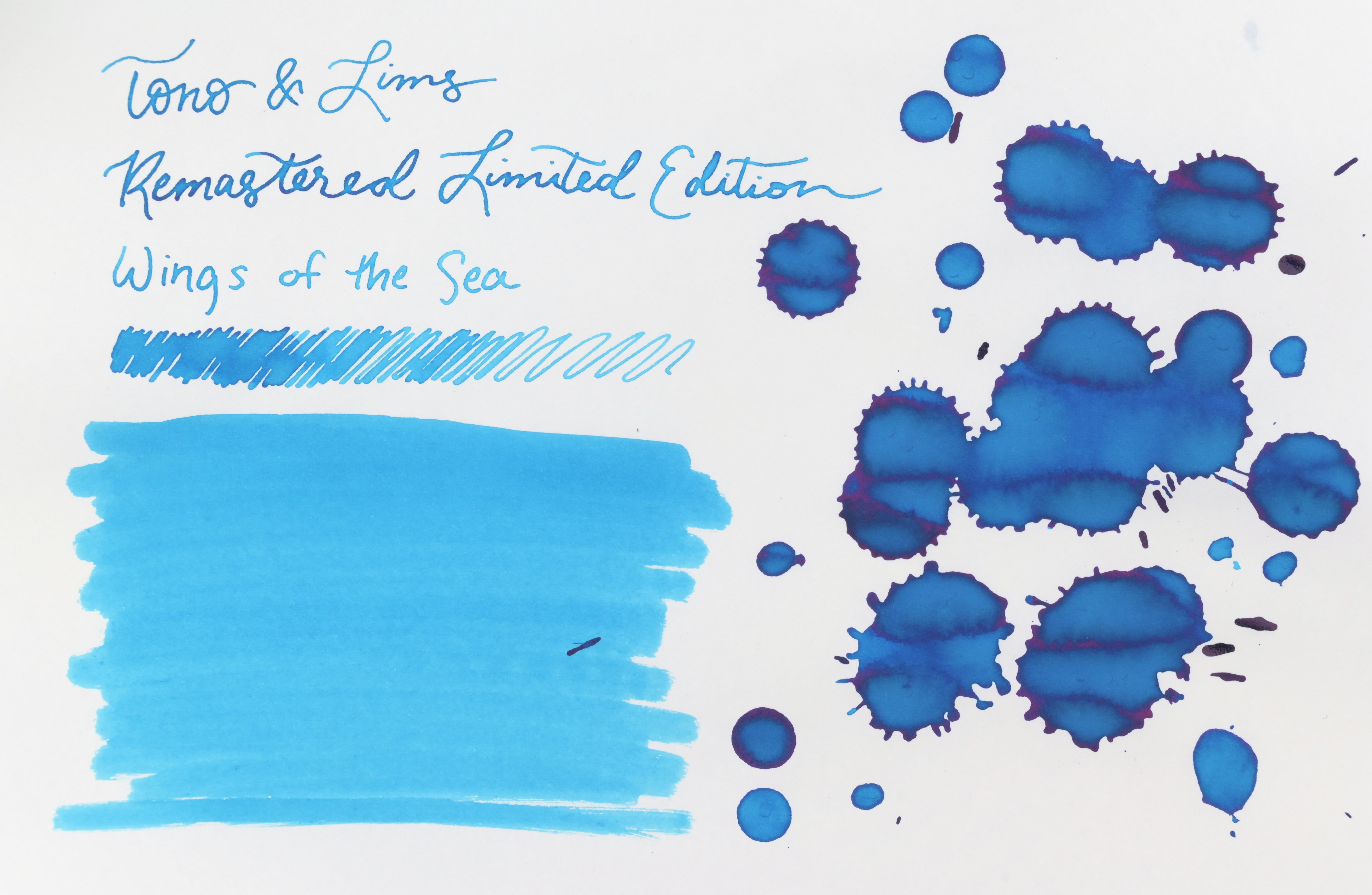 Tono & Lims Ink Bottle - Remastered Limited Edition - Wings of the Sea - 30ml (Overseas Exclusive)