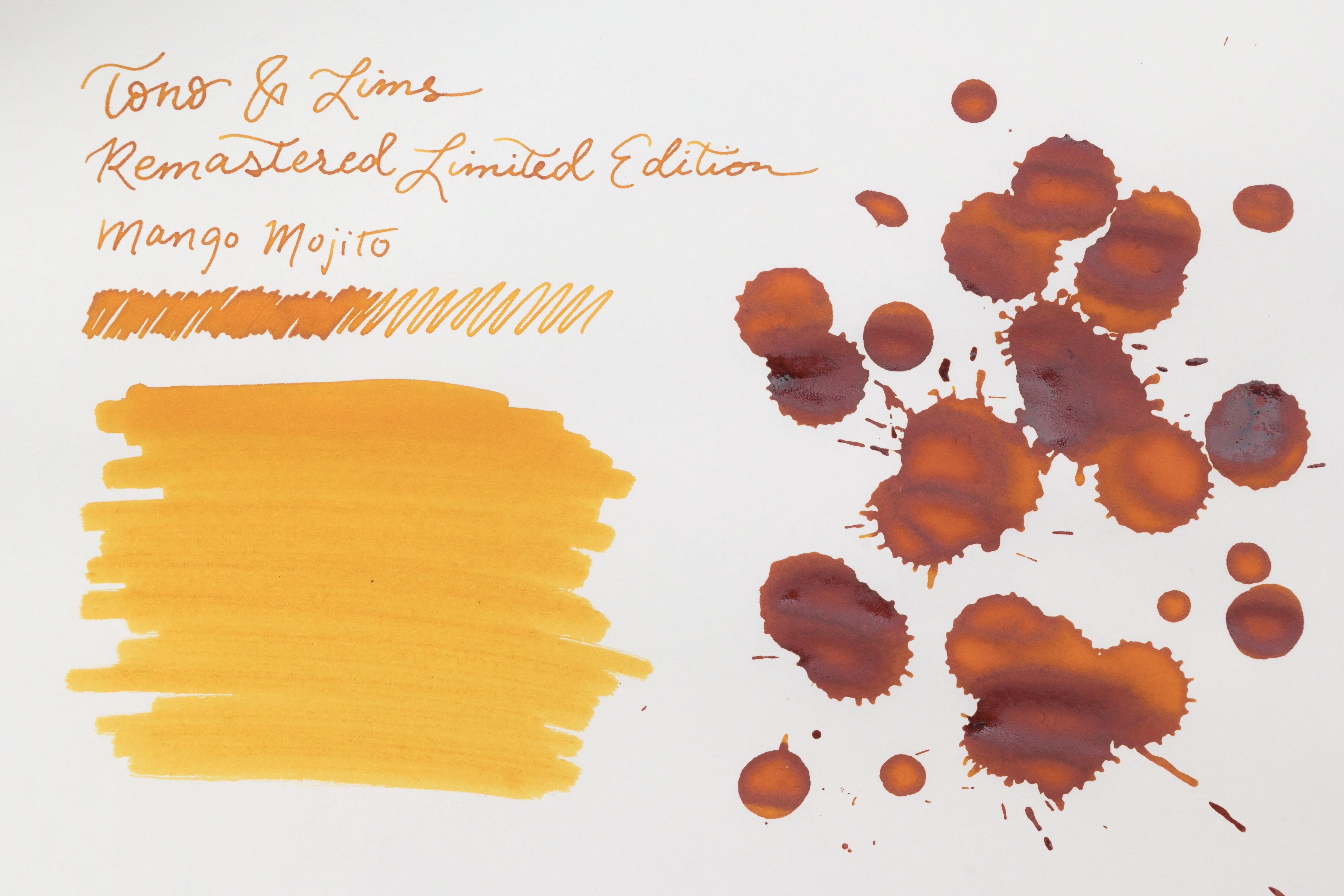 Tono & Lims Ink Bottle - Remastered Limited Edition - Mango Mojito - 30ml (Overseas Exclusive)