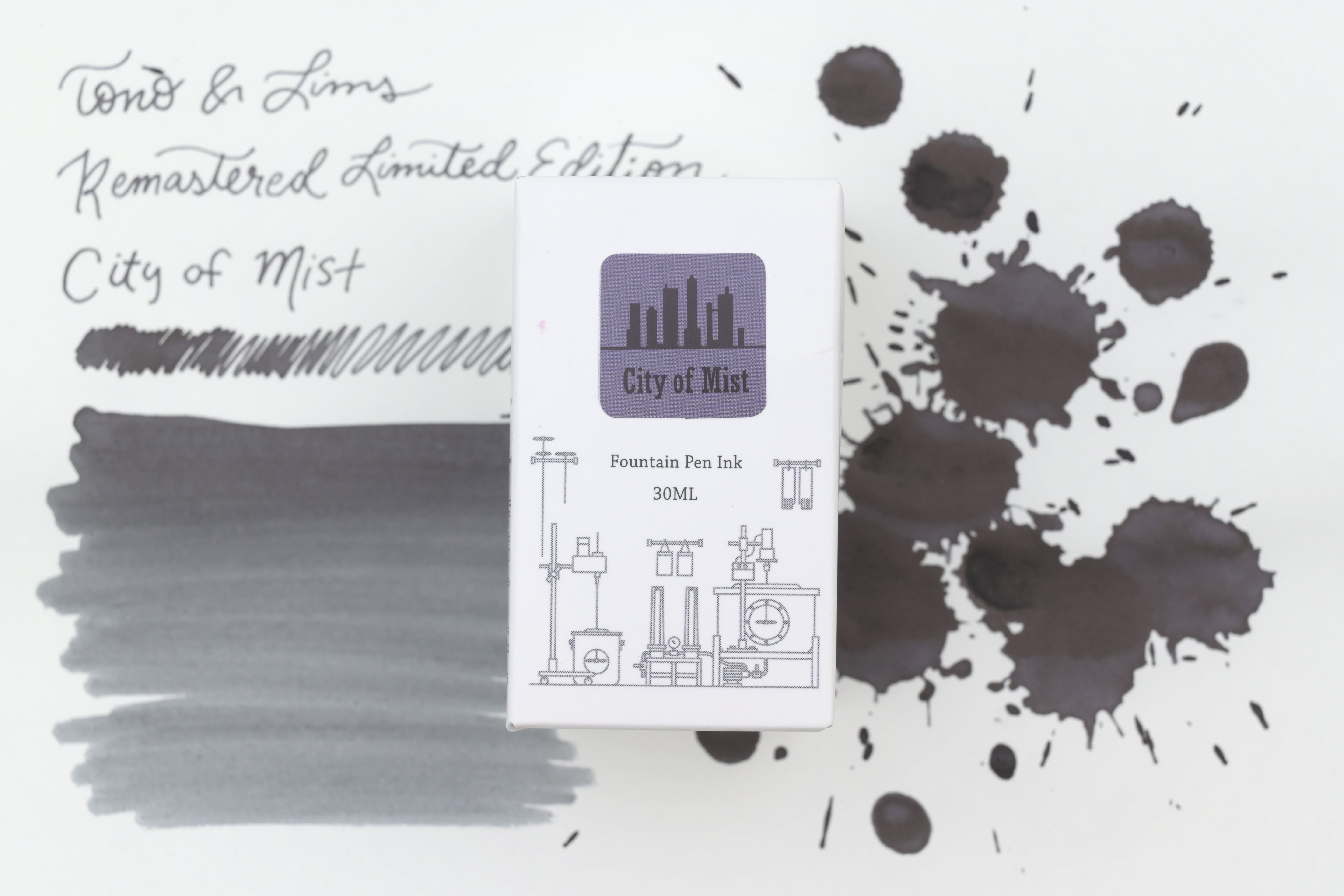 Tono & Lims Ink Bottle - Remastered Limited Edition - City of Mist - 30ml (Overseas Exclusive)