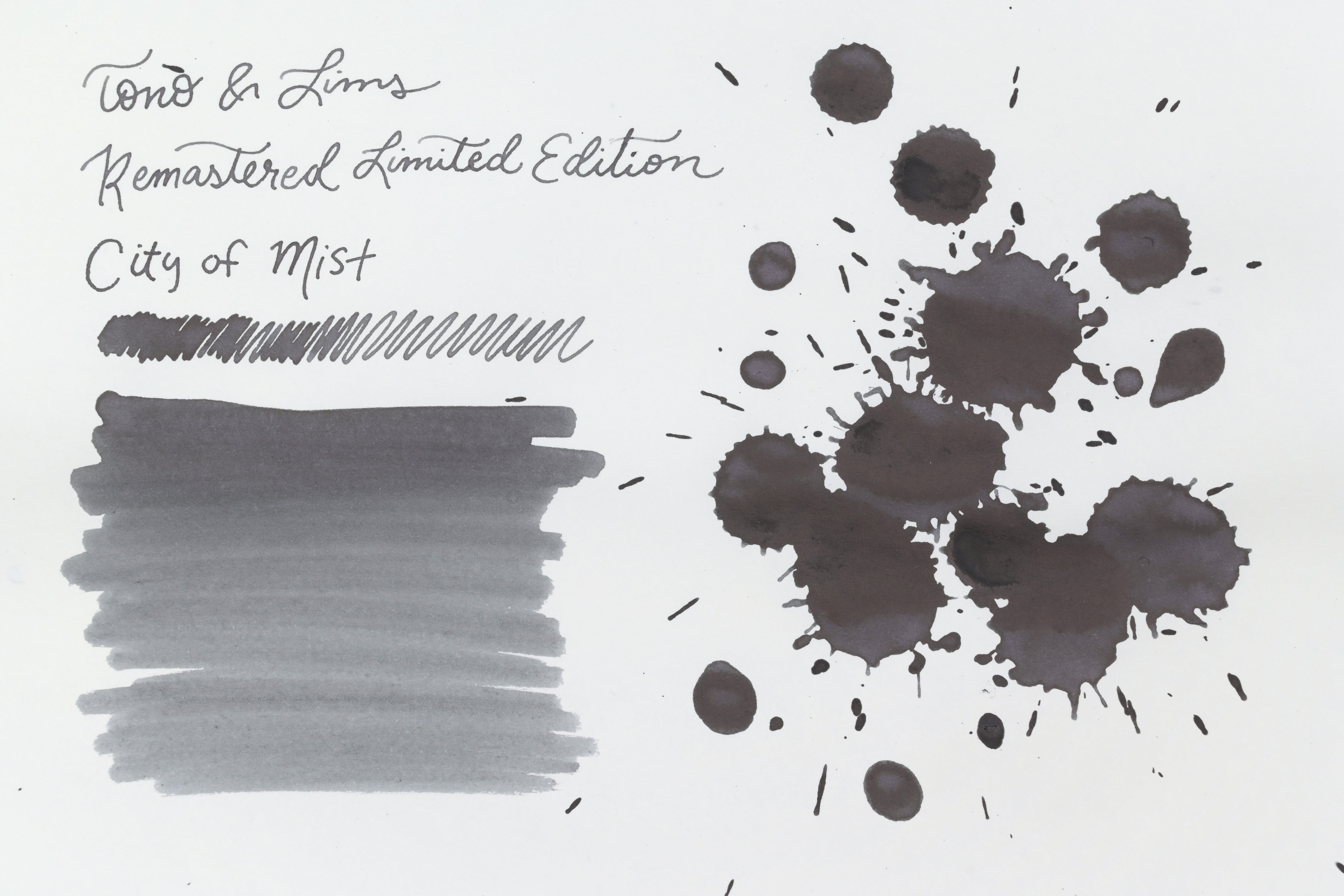 Tono & Lims Ink Bottle - Remastered Limited Edition - City of Mist - 30ml (Overseas Exclusive)