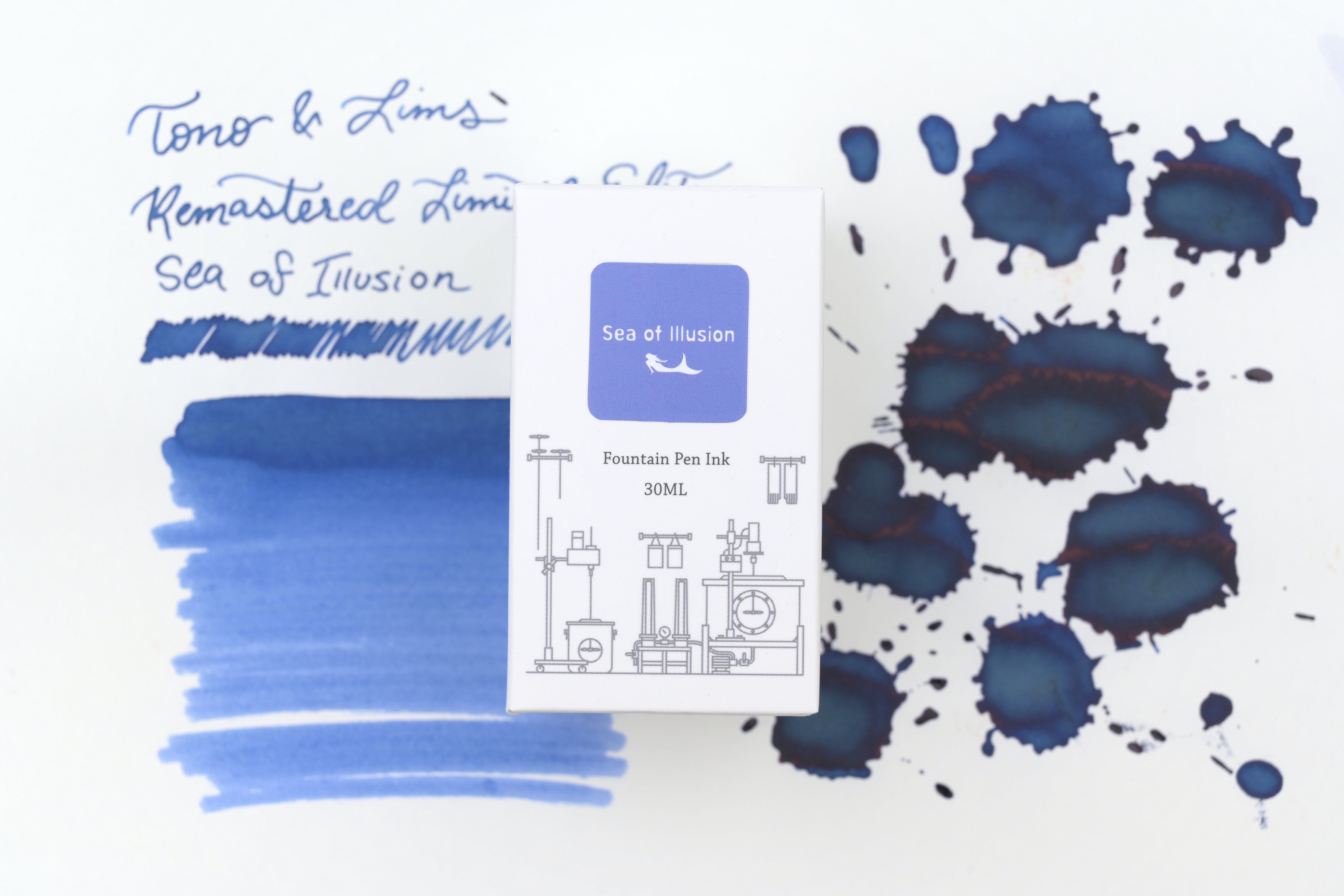 Tono & Lims Ink Bottle - Remastered Limited Edition - Sea of Illusion - 30ml (Overseas Exclusive)
