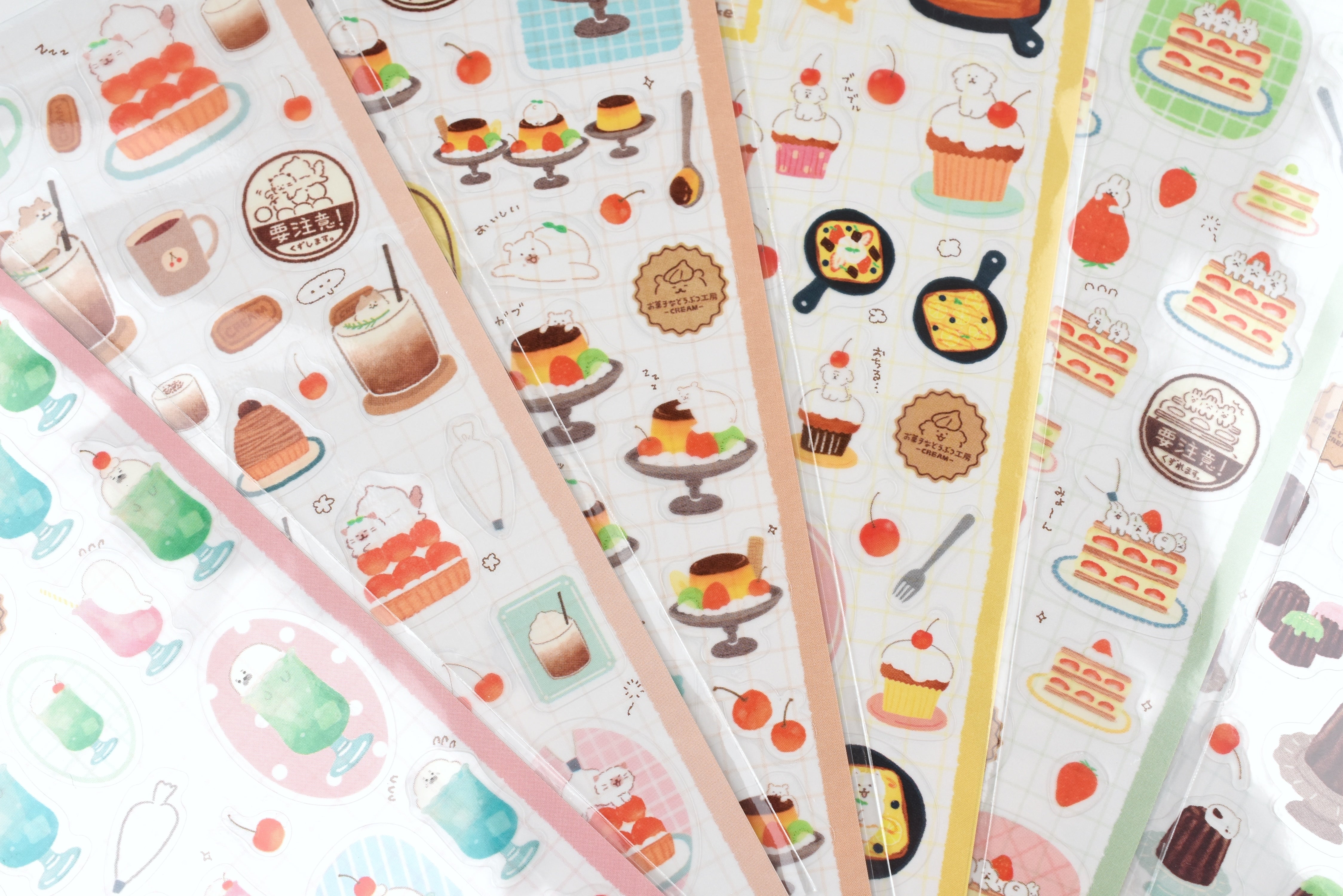 Furukawa Paper Sticker Sheet - Sweets Animal Workshop Vol. 2