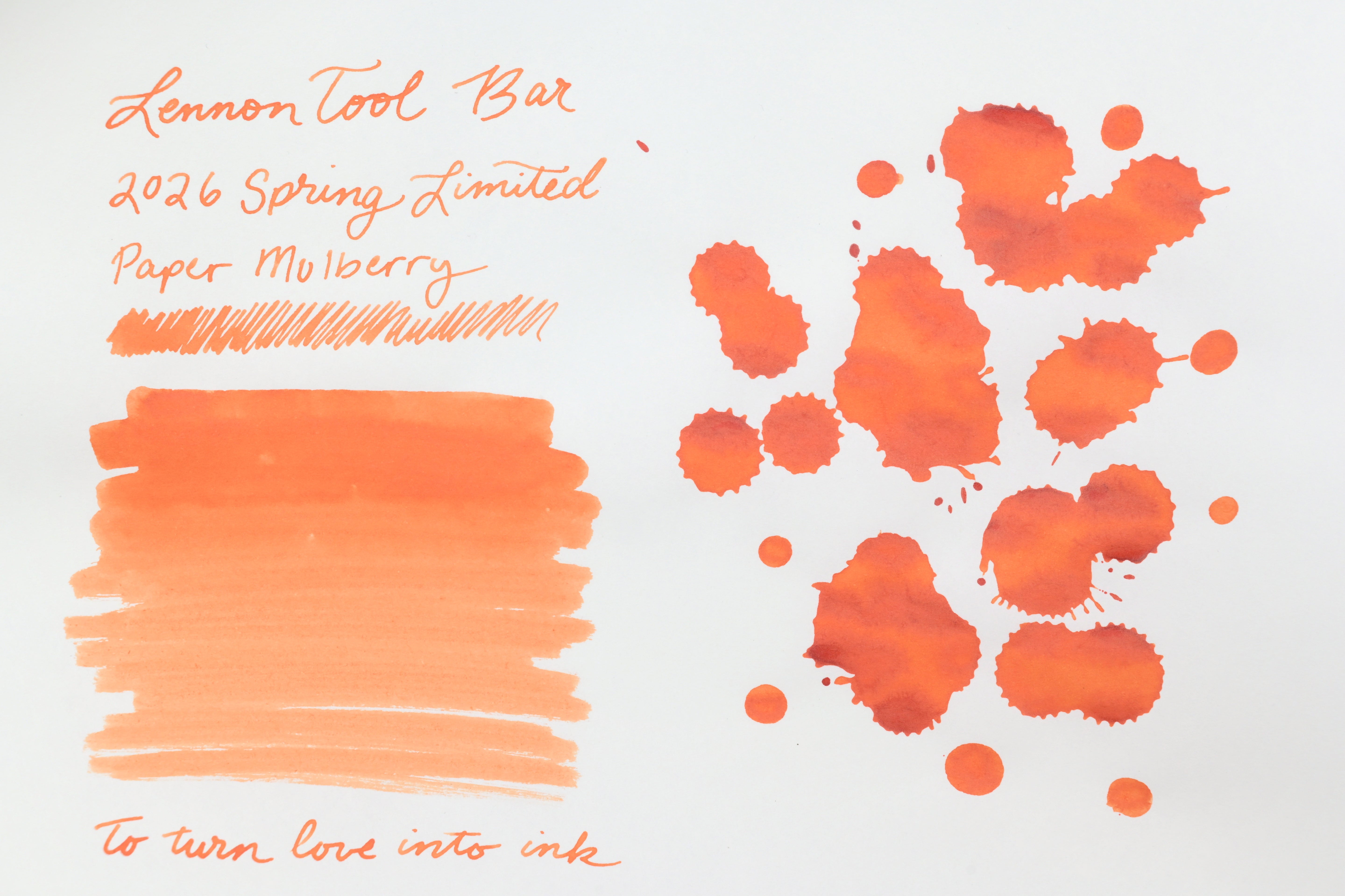 Lennon Tool Bar - 2026 Spring Limited - Pretty Vol 4 - 構樹 (Paper Mulberry) Gou Shu