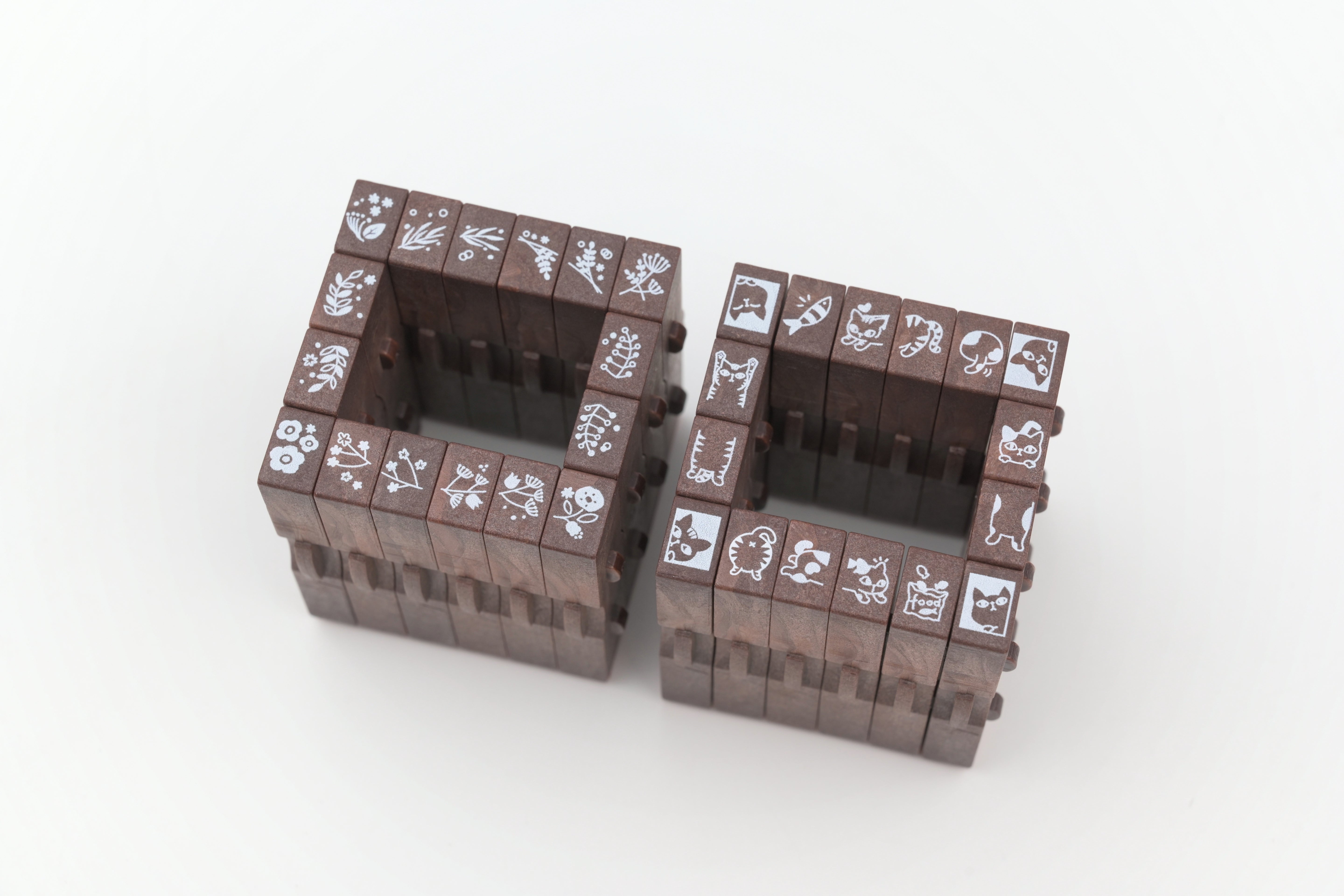 Shachihata Connected Frame Stamp Set
