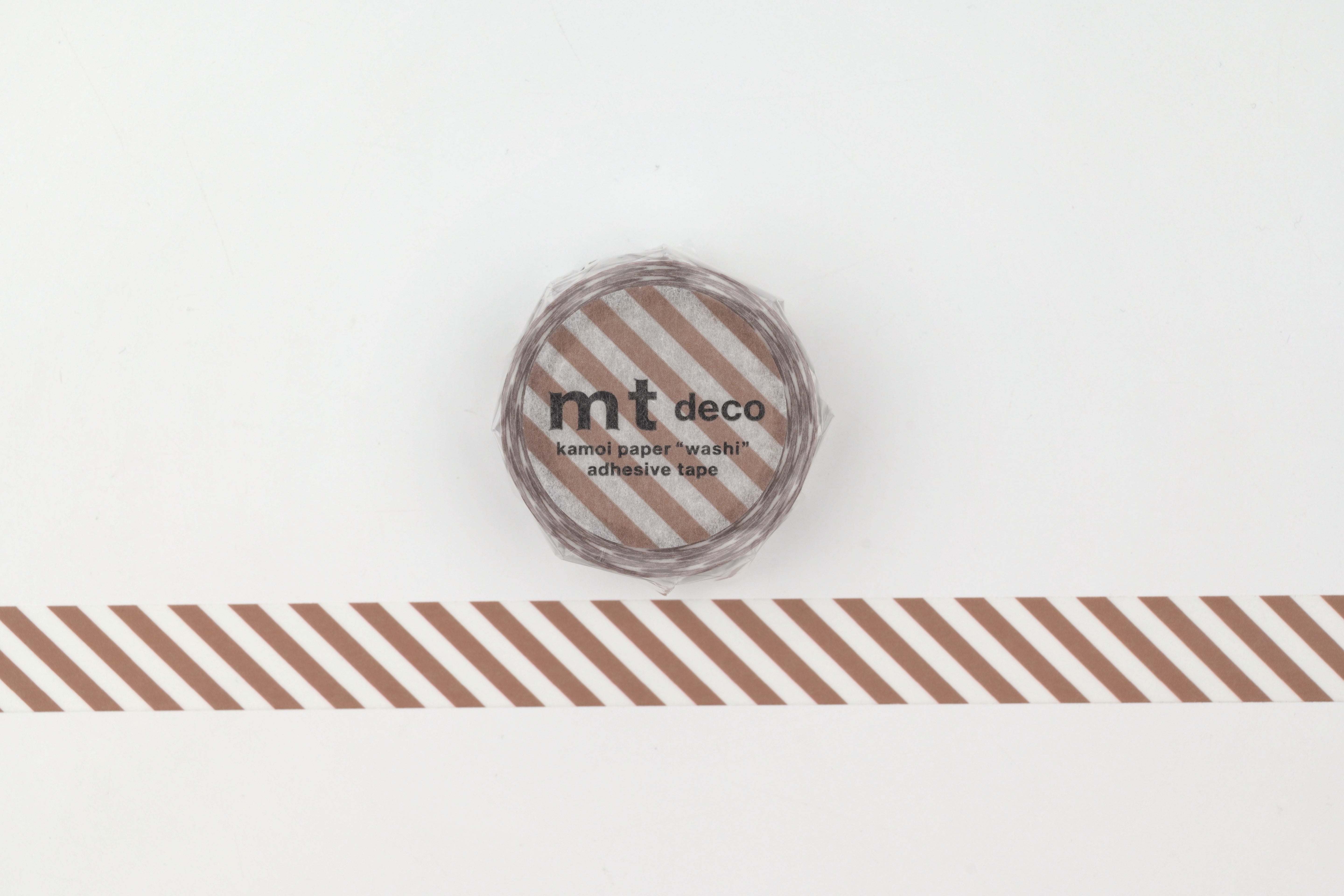 mt Washi Tape - Deco - Stripe Brown