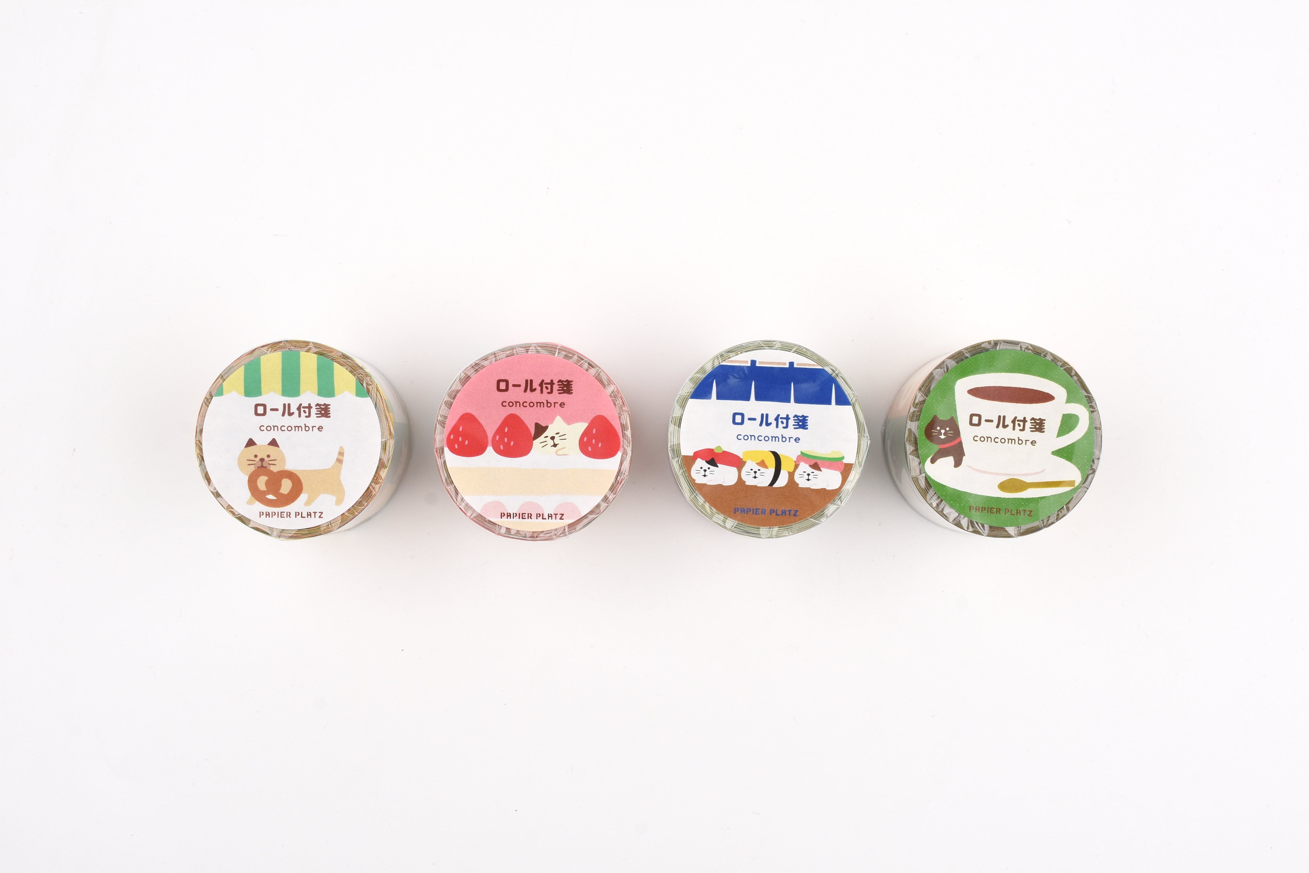Papier Platz  x Decole Roll Sticky Notes - Concombre