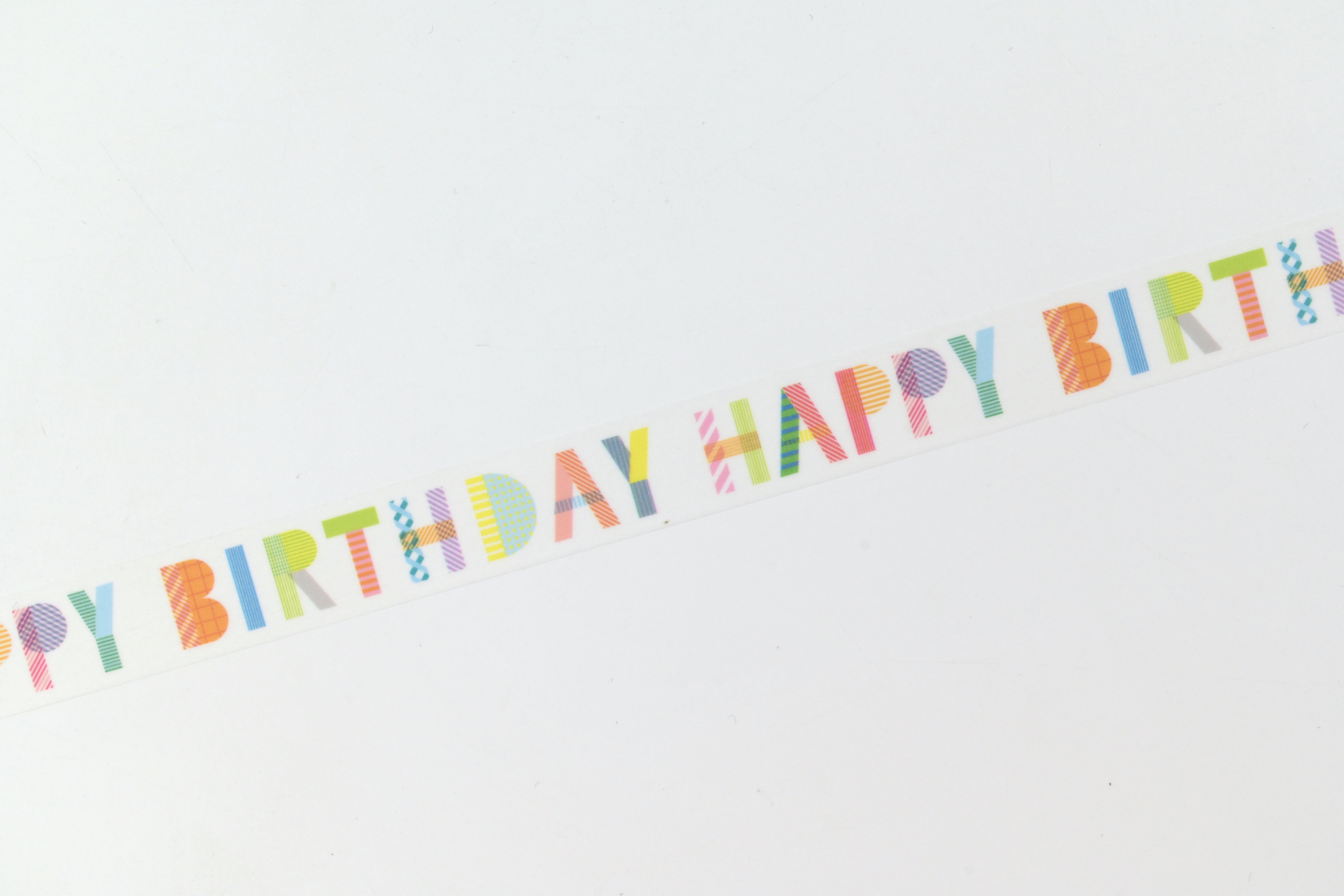 mt Washi Tape - ex - Happy Birthday