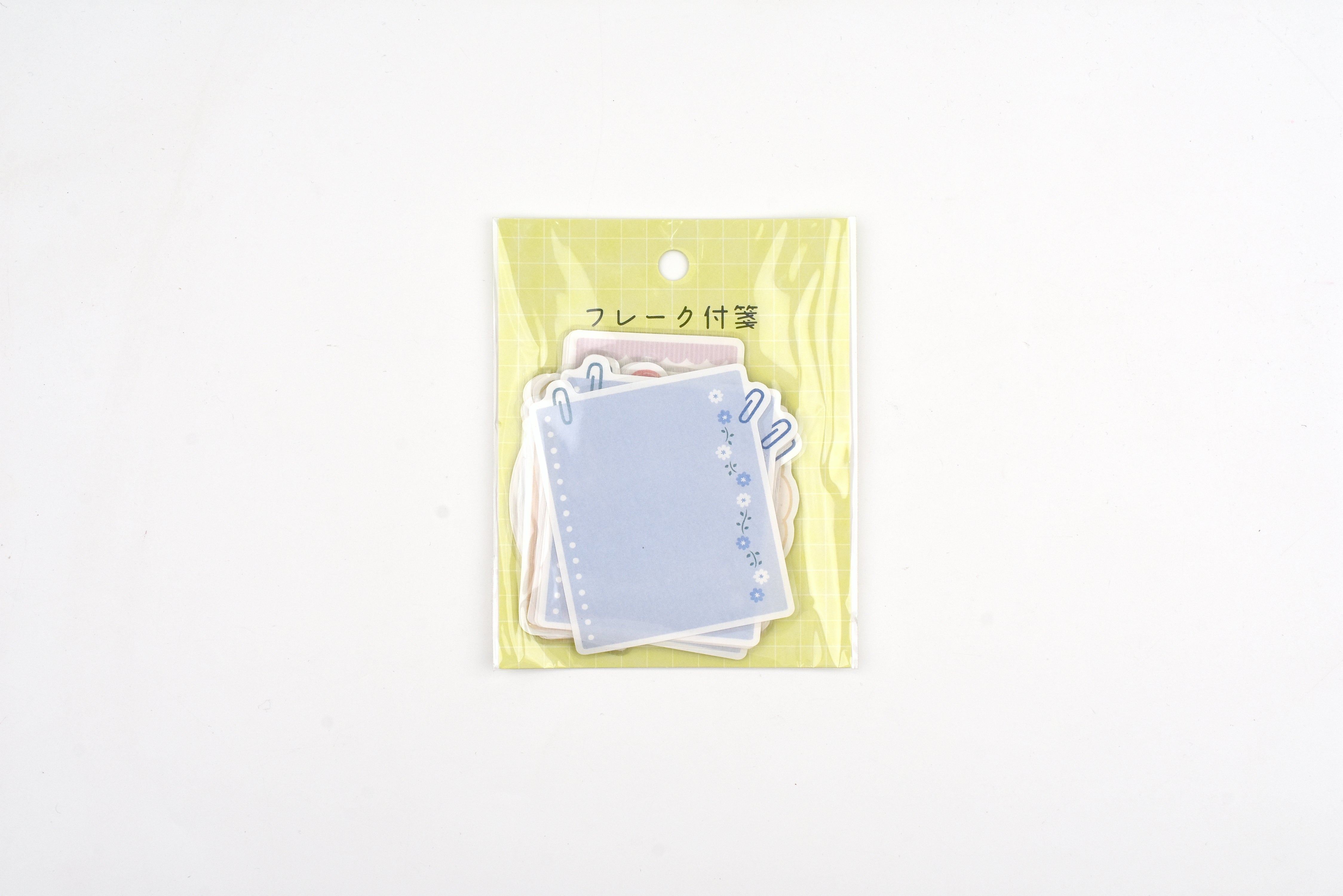 Papier Platz Flake Sticky Notes - Flower