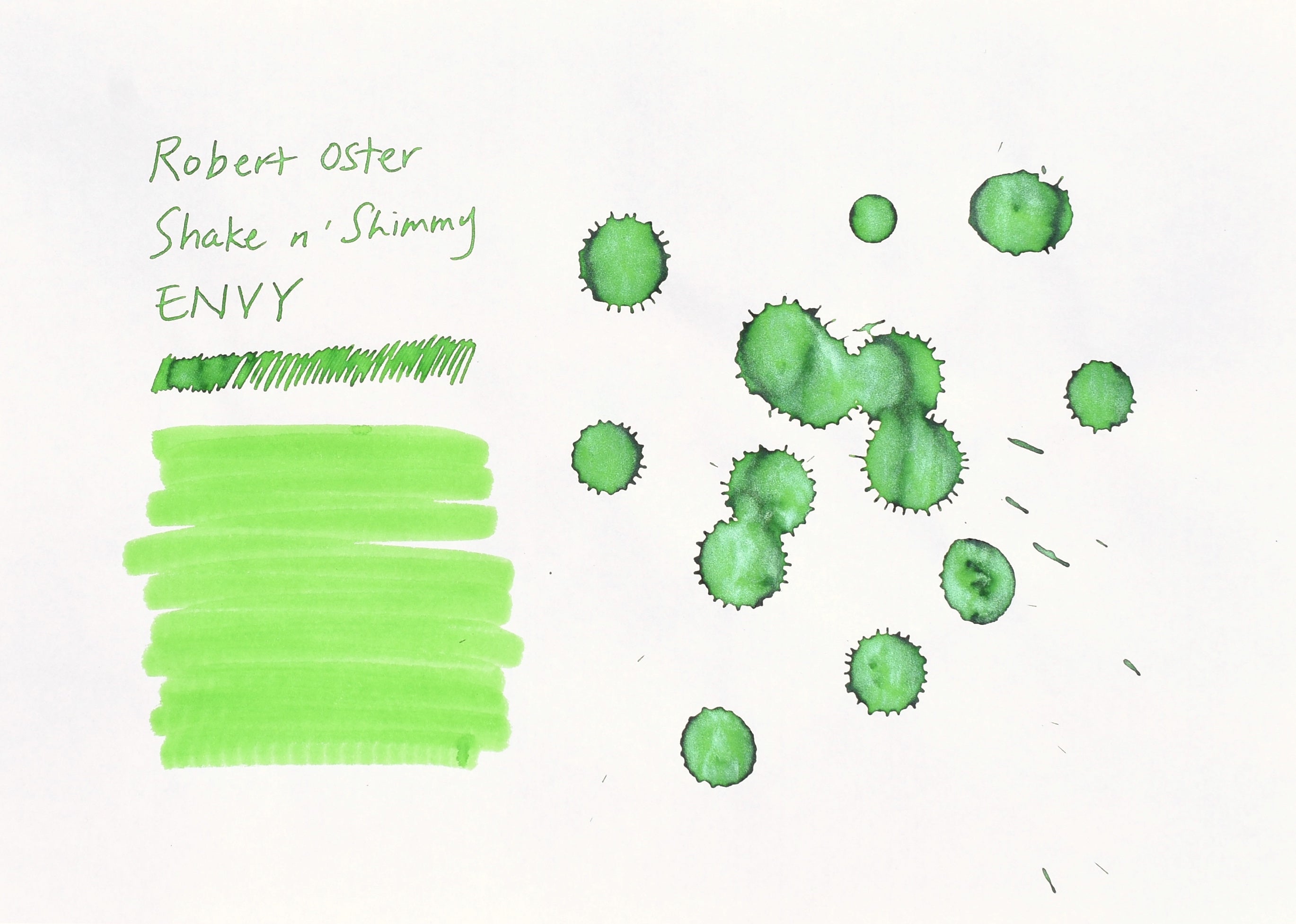 Robert Oster Signature Ink - Shake n' Shimmy - Envy - 50ml