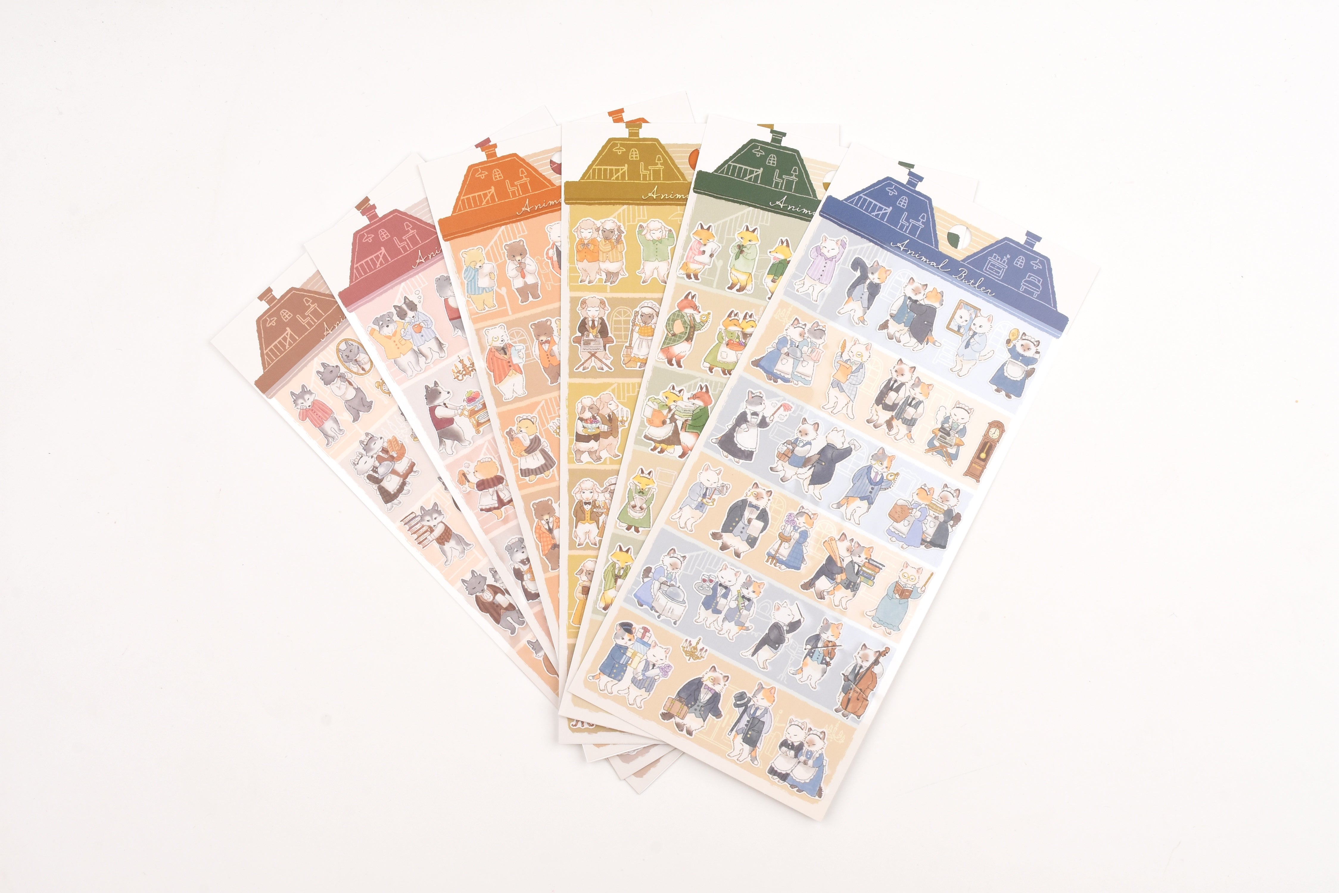 Mind Wave Sticker Sheet - Animal Butler