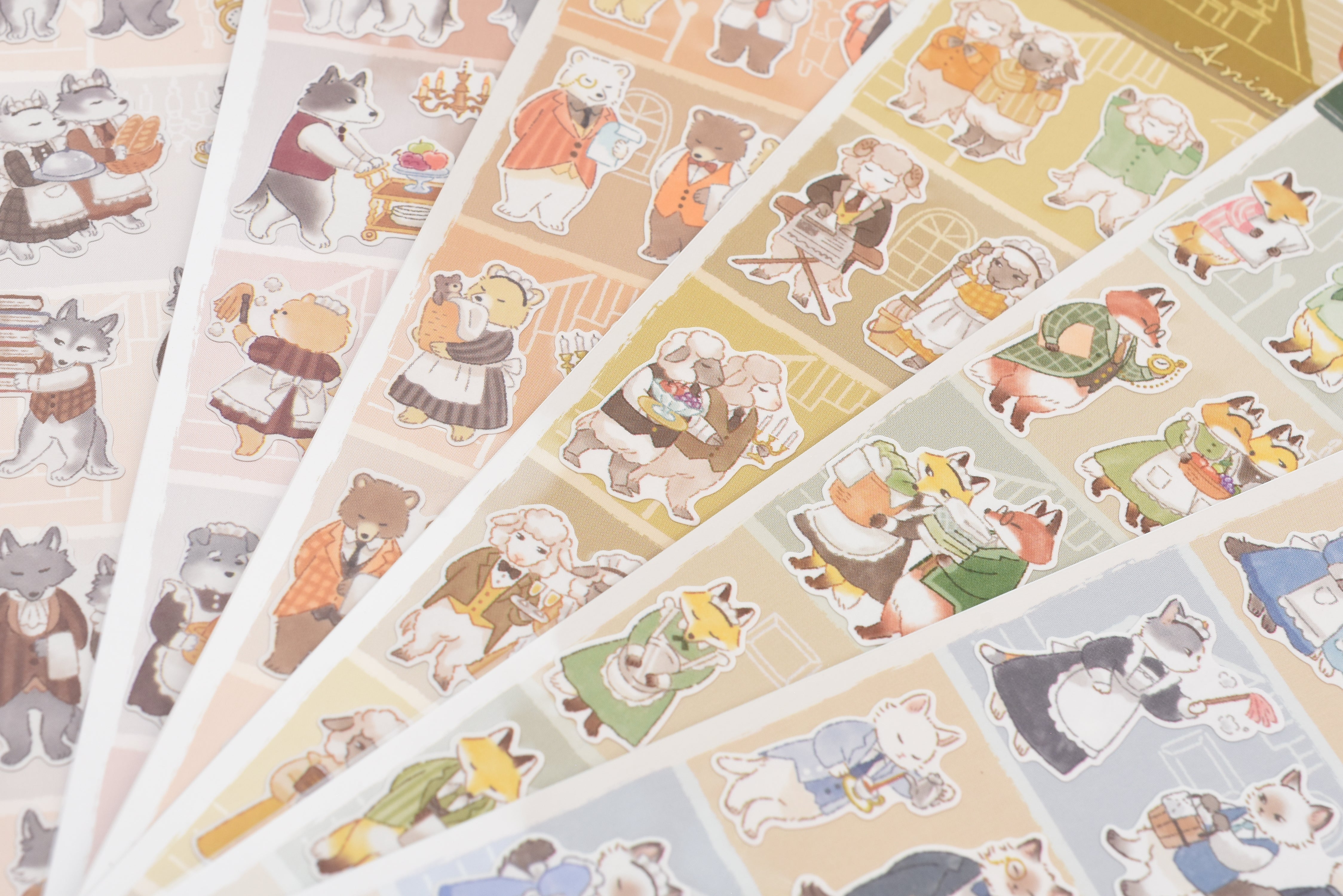 Mind Wave Sticker Sheet - Animal Butler