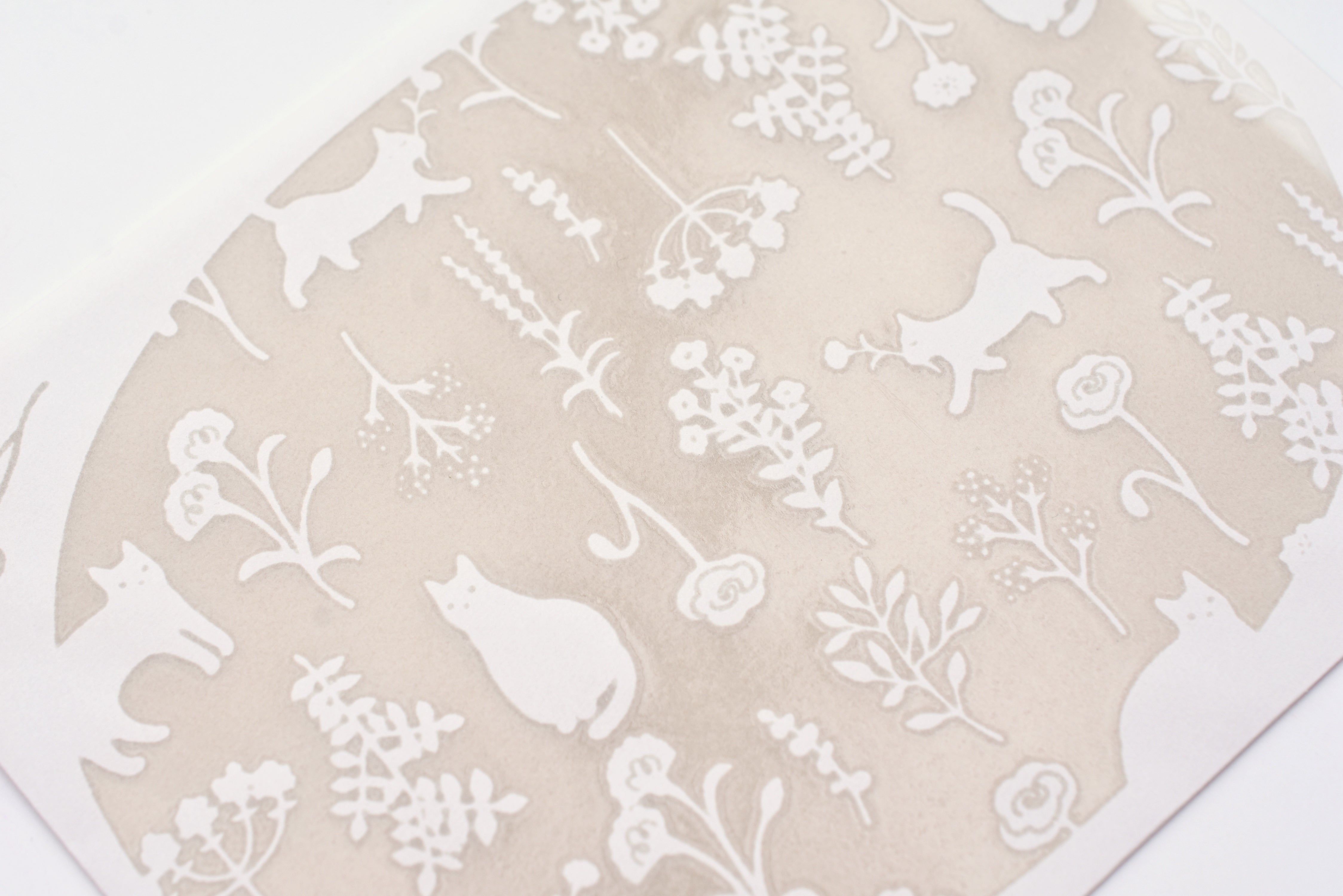 Midori Watermark Letter Set - Cat