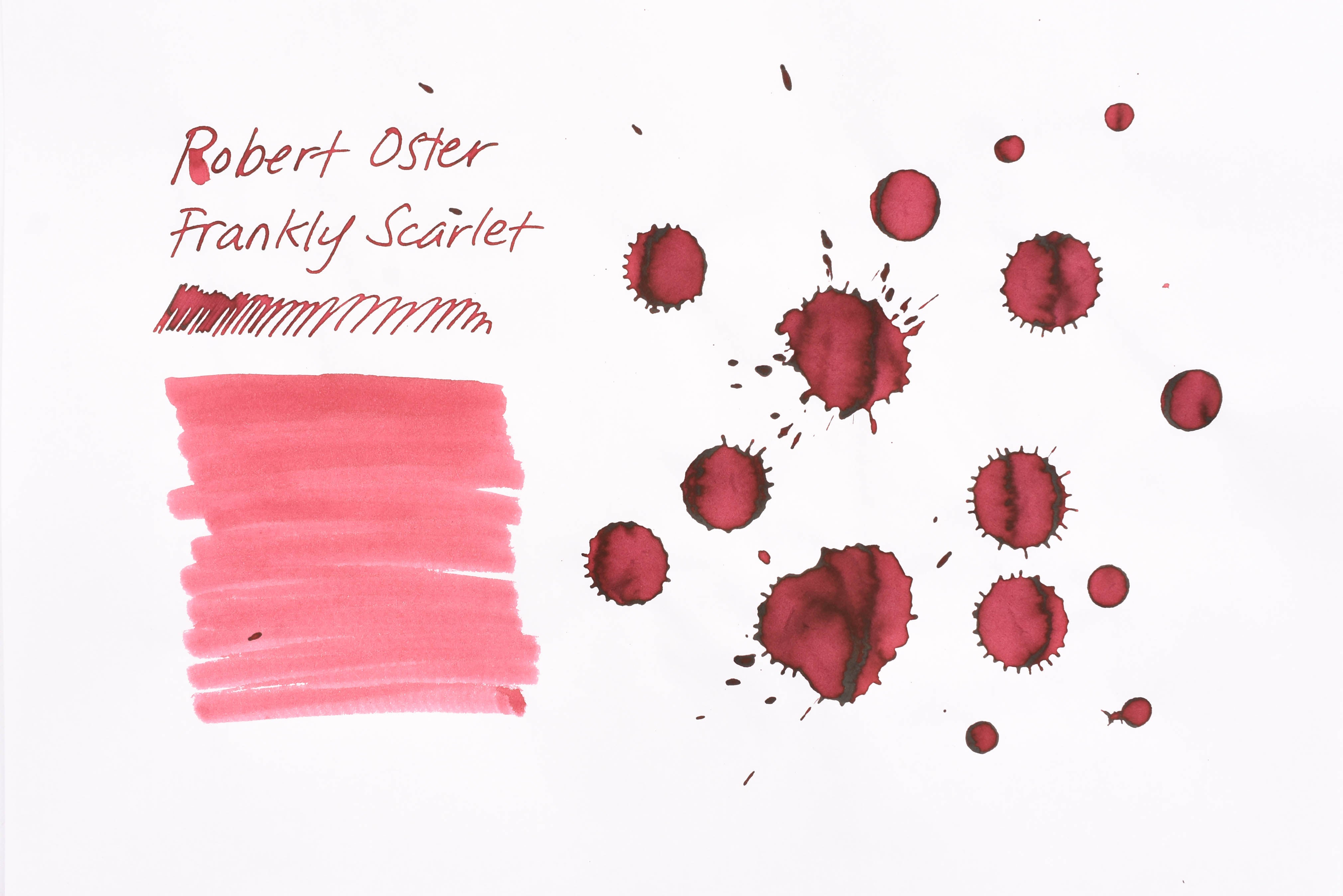 Robert Oster Signature Ink - Frankly Scarlet - 50ml